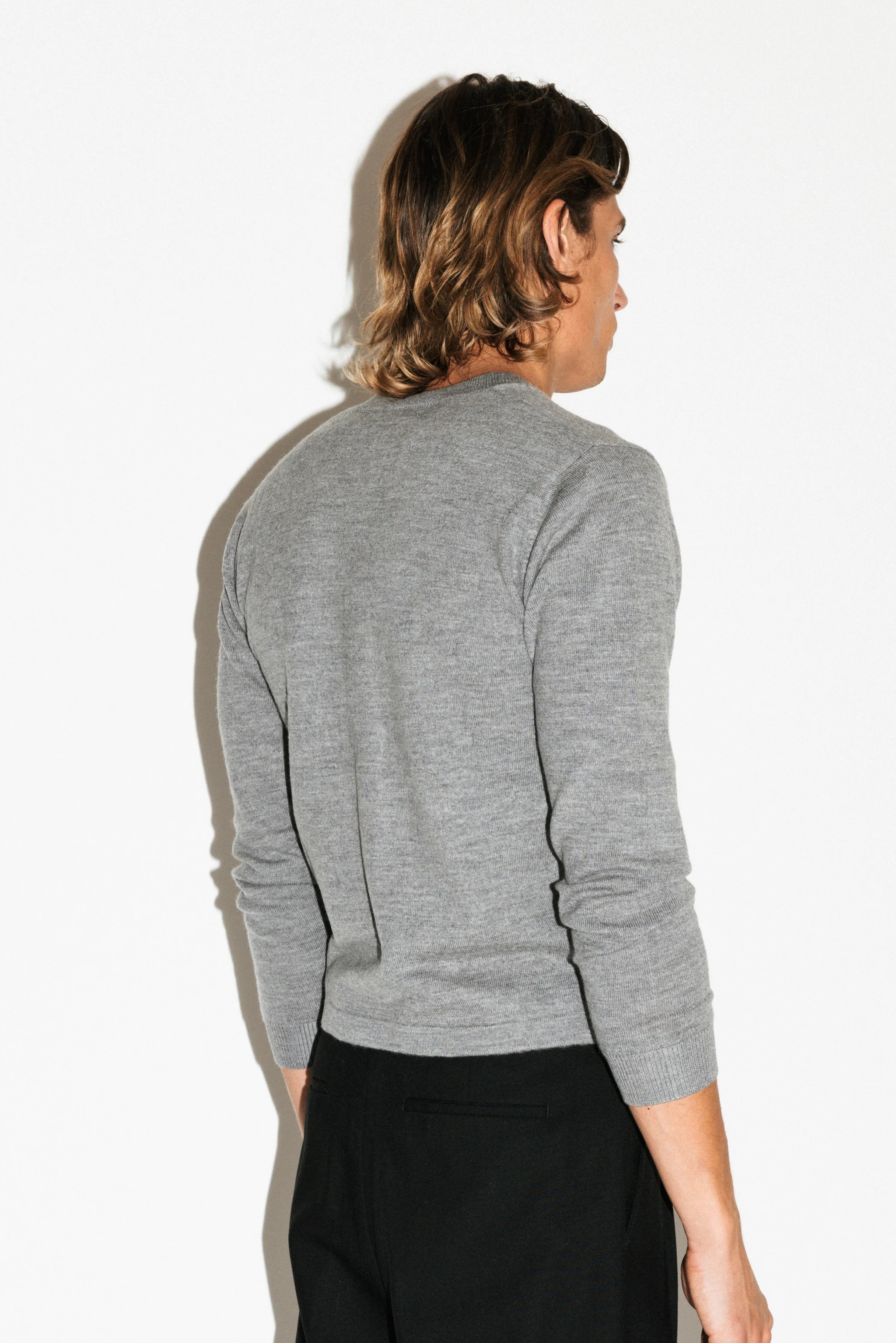 Almont Slim Crew Cardigan - Image 7