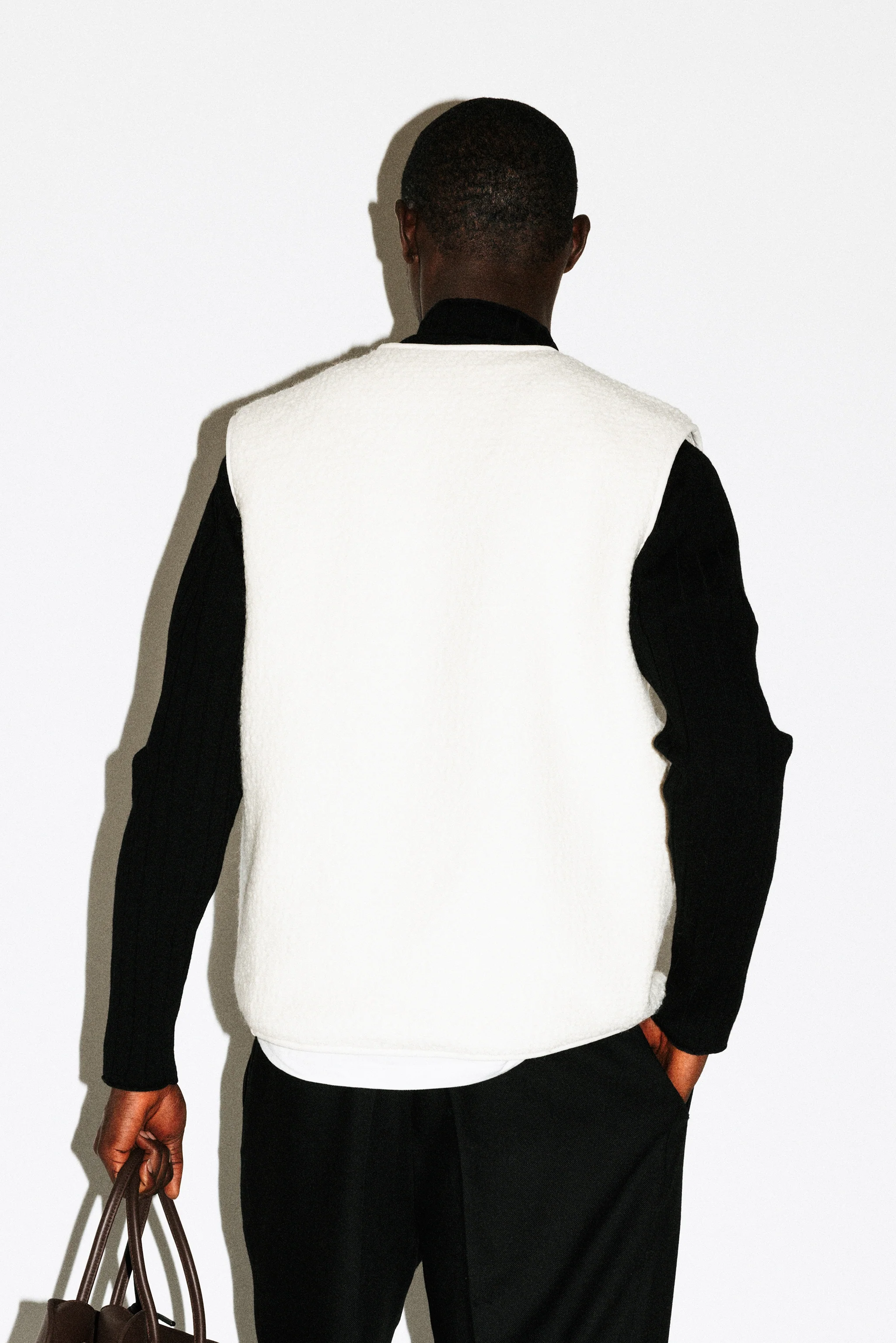 Alta Textural Teddy Gilet - Image 8