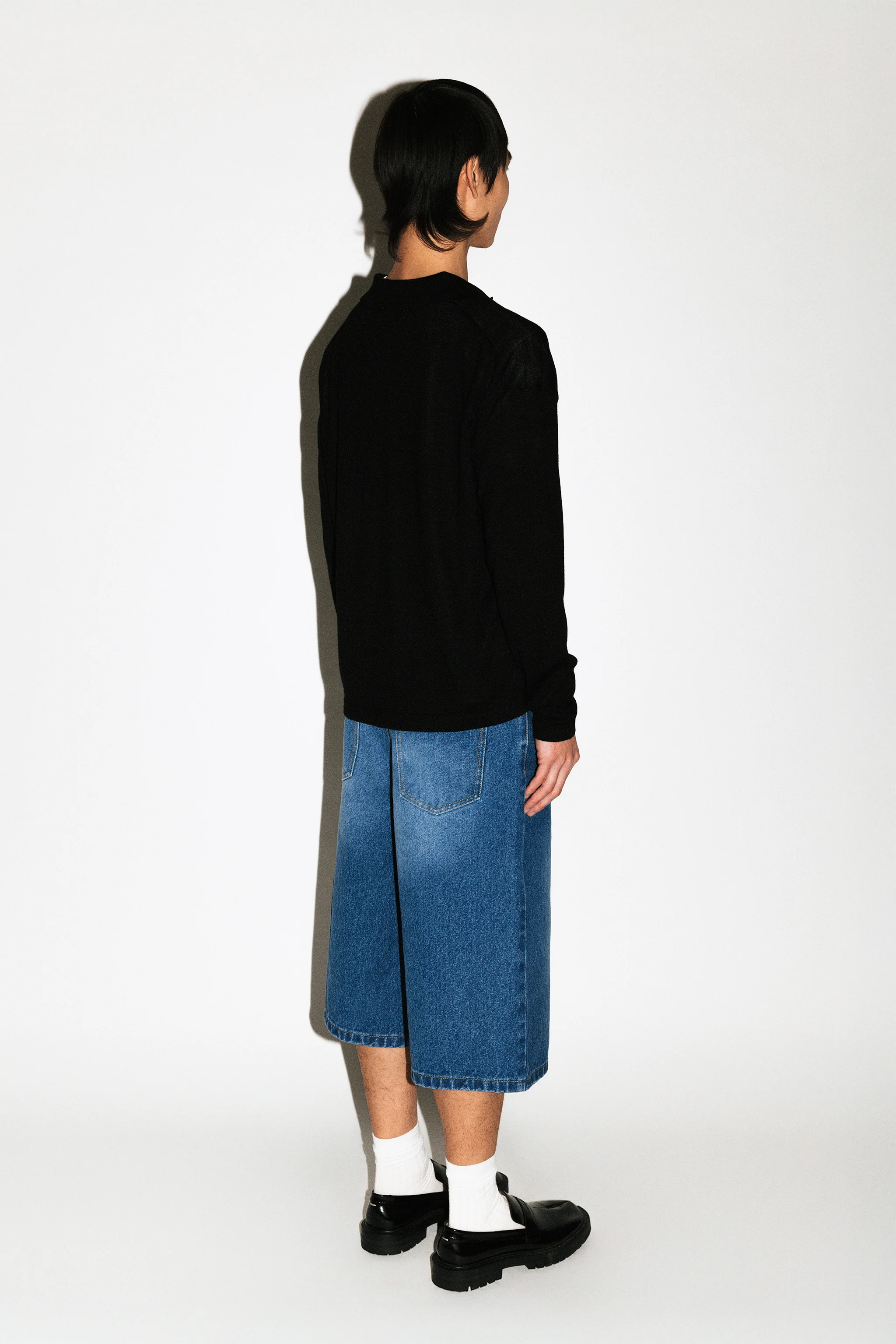 Baxter Wide-Leg Denim Shorts - Image 3