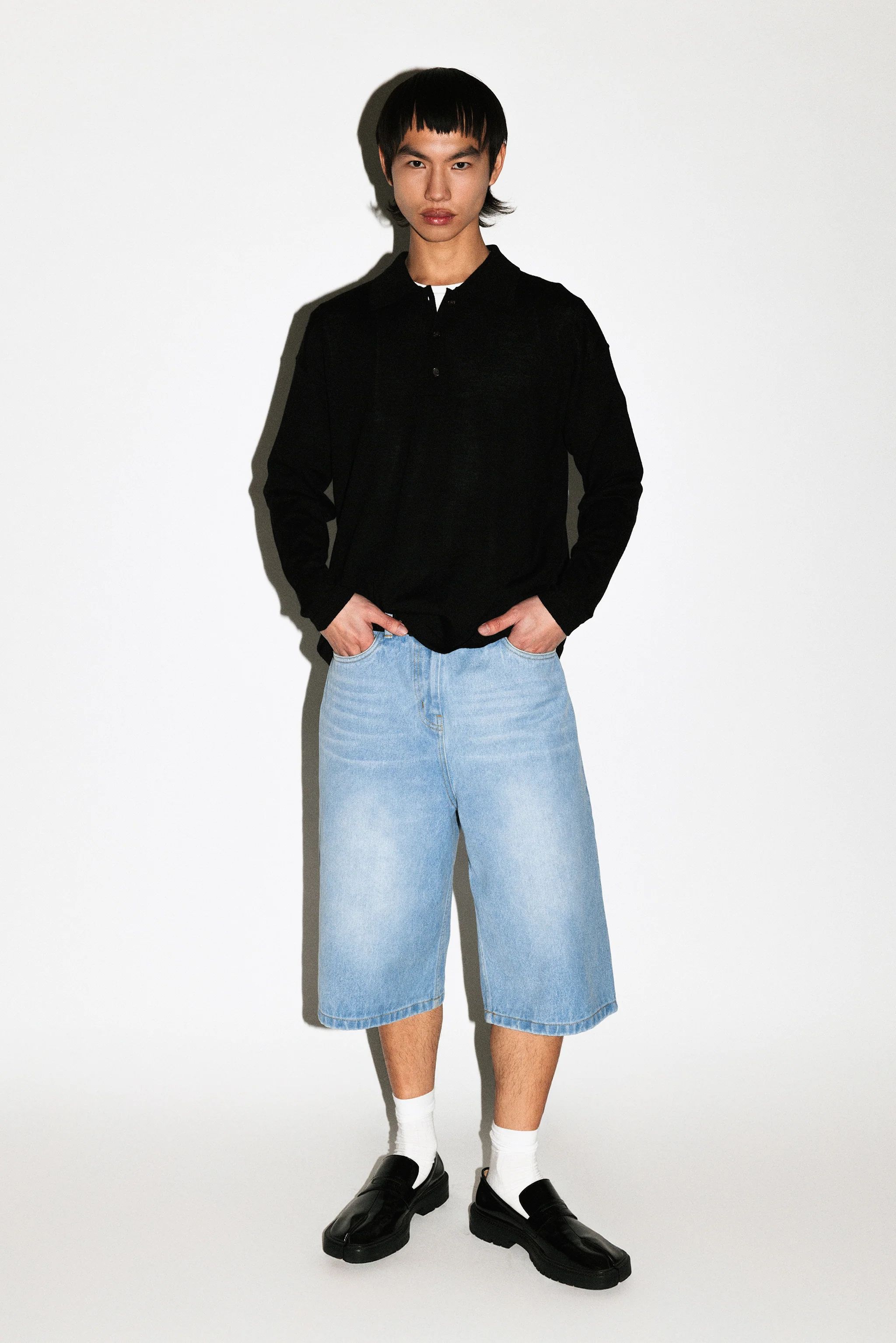 Baxter Wide-Leg Denim Shorts - Image 5