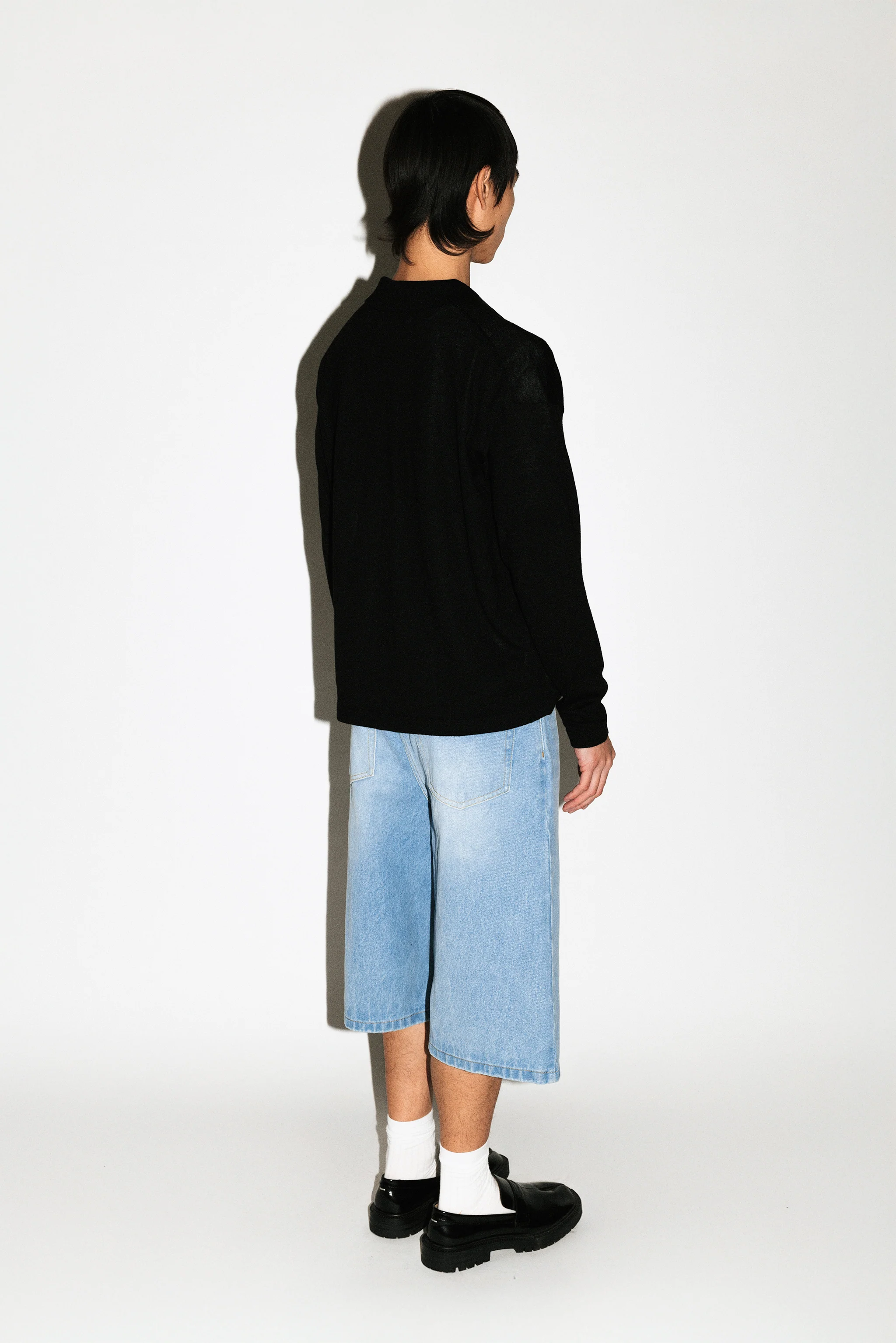 Baxter Wide-Leg Denim Shorts - Image 7