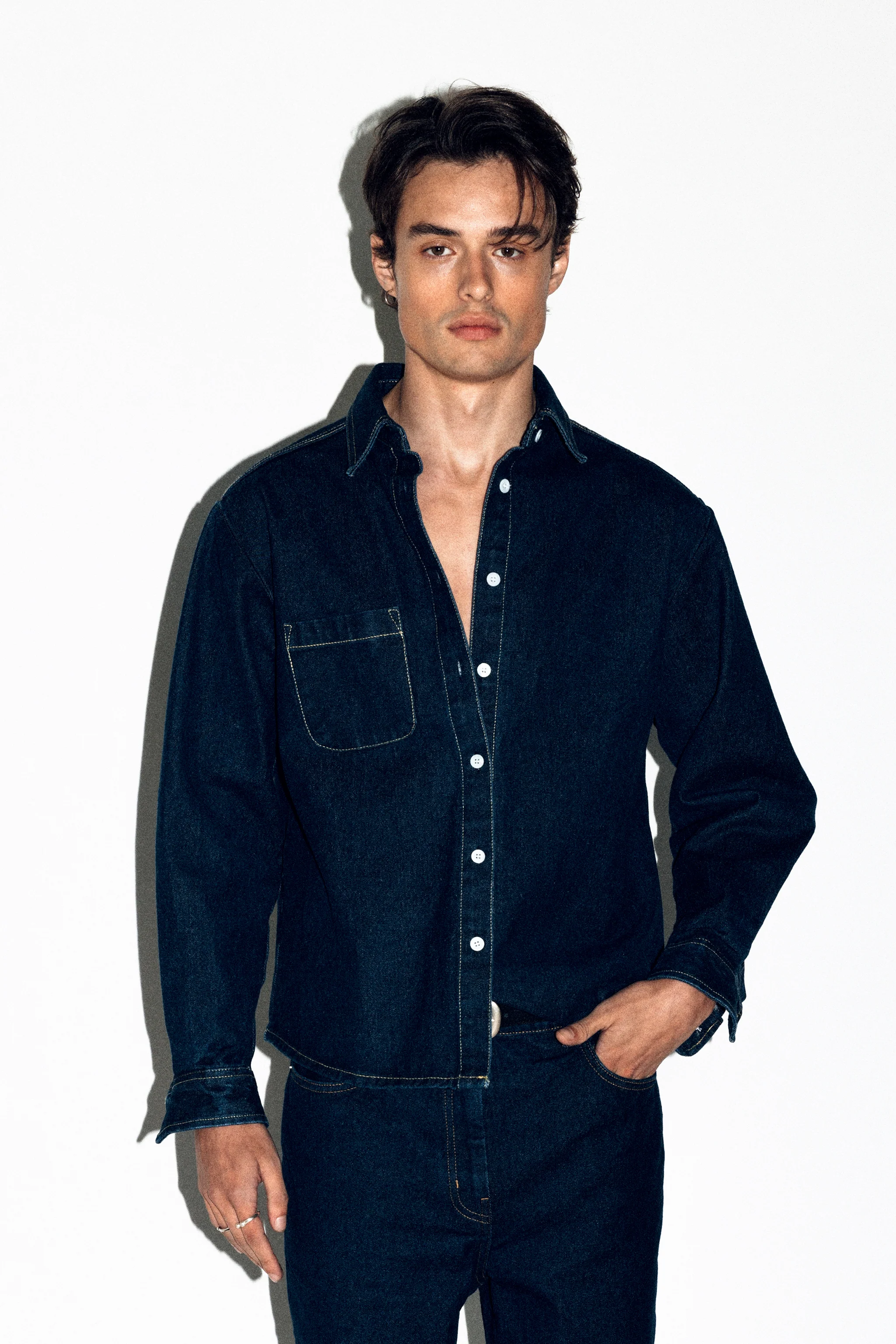 Beachwood Western Denim Shirt - Image 25