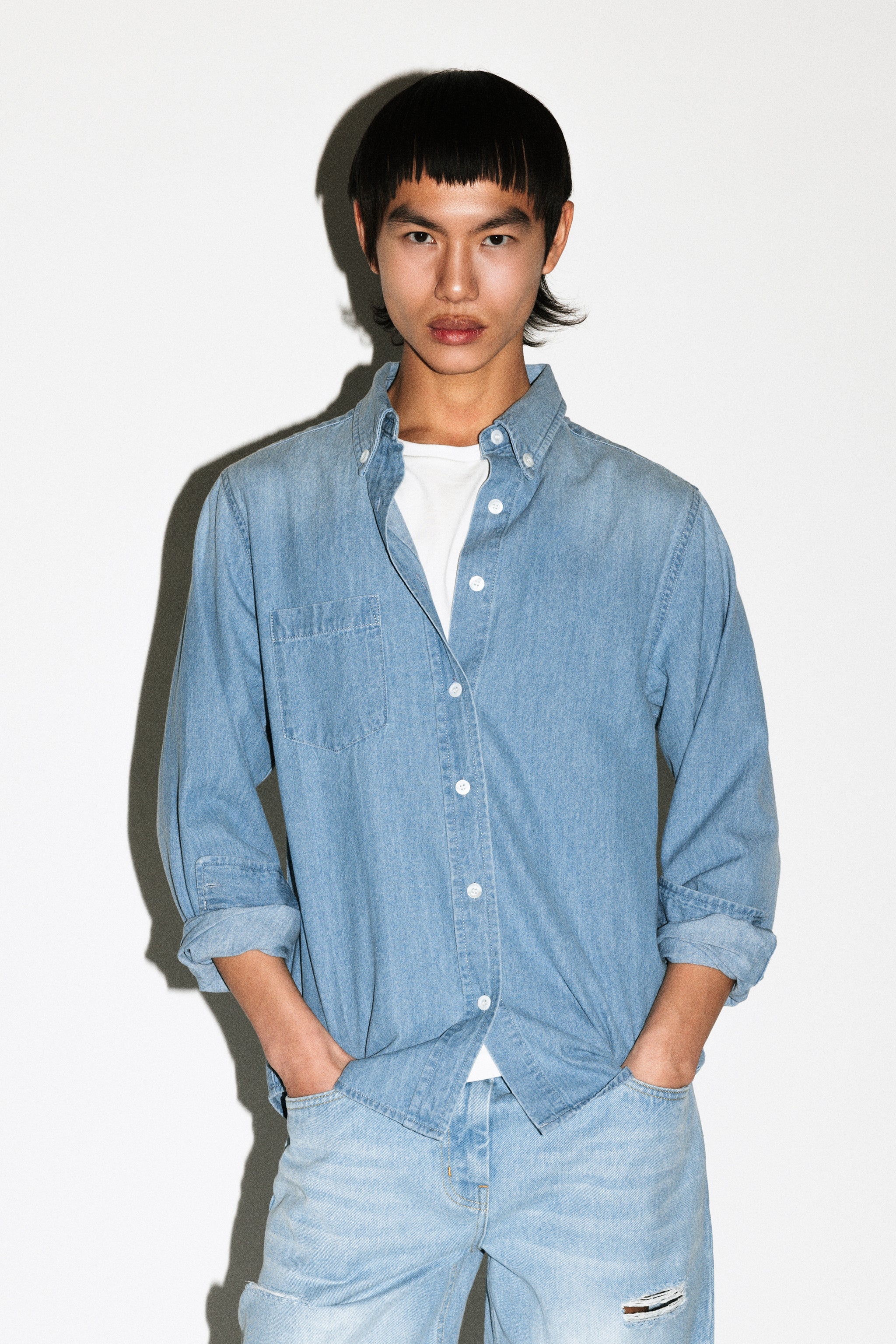 Beachwood Western Denim Shirt - Image 5