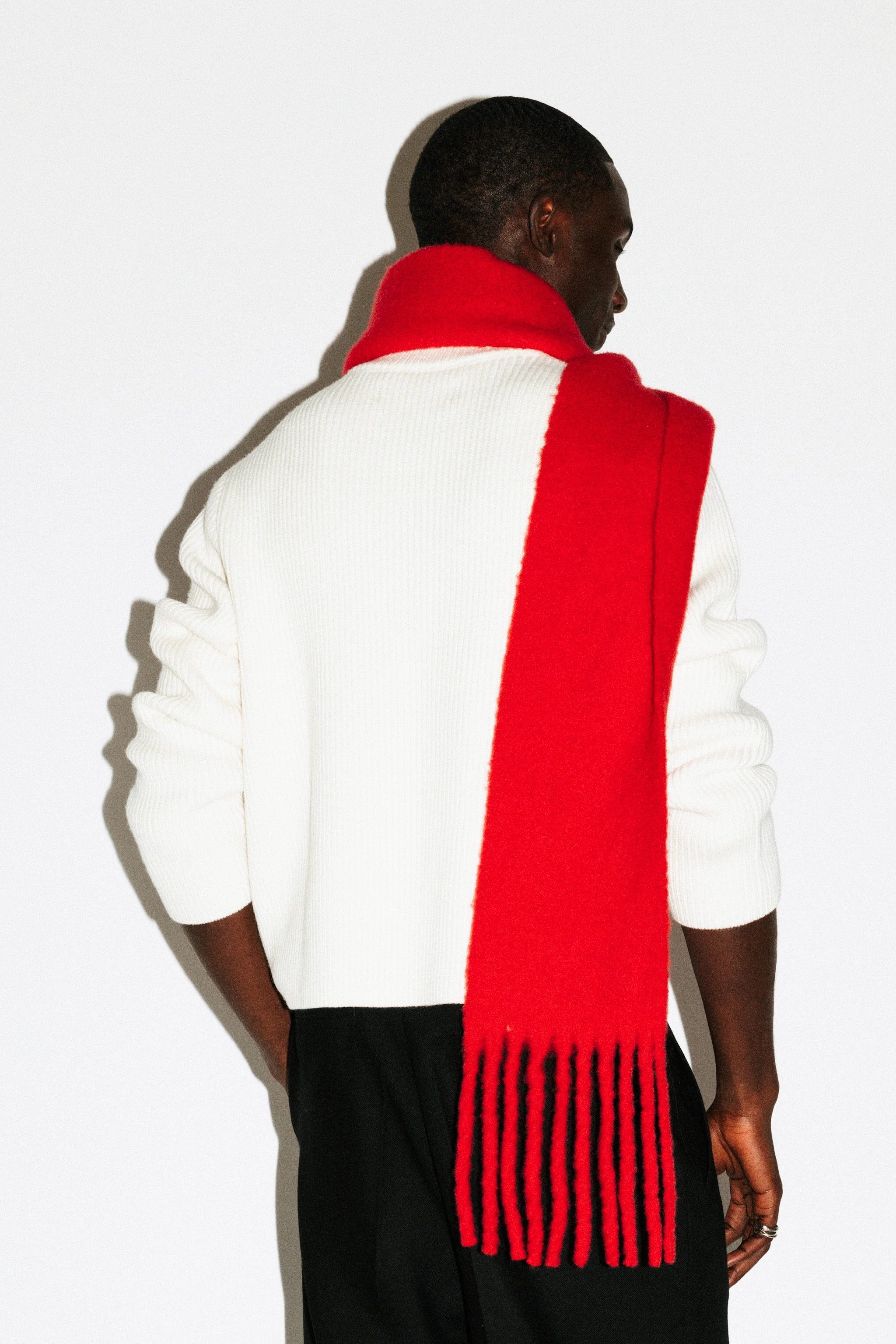 Beverly Brushed Wool Textural Scarf - Image 11