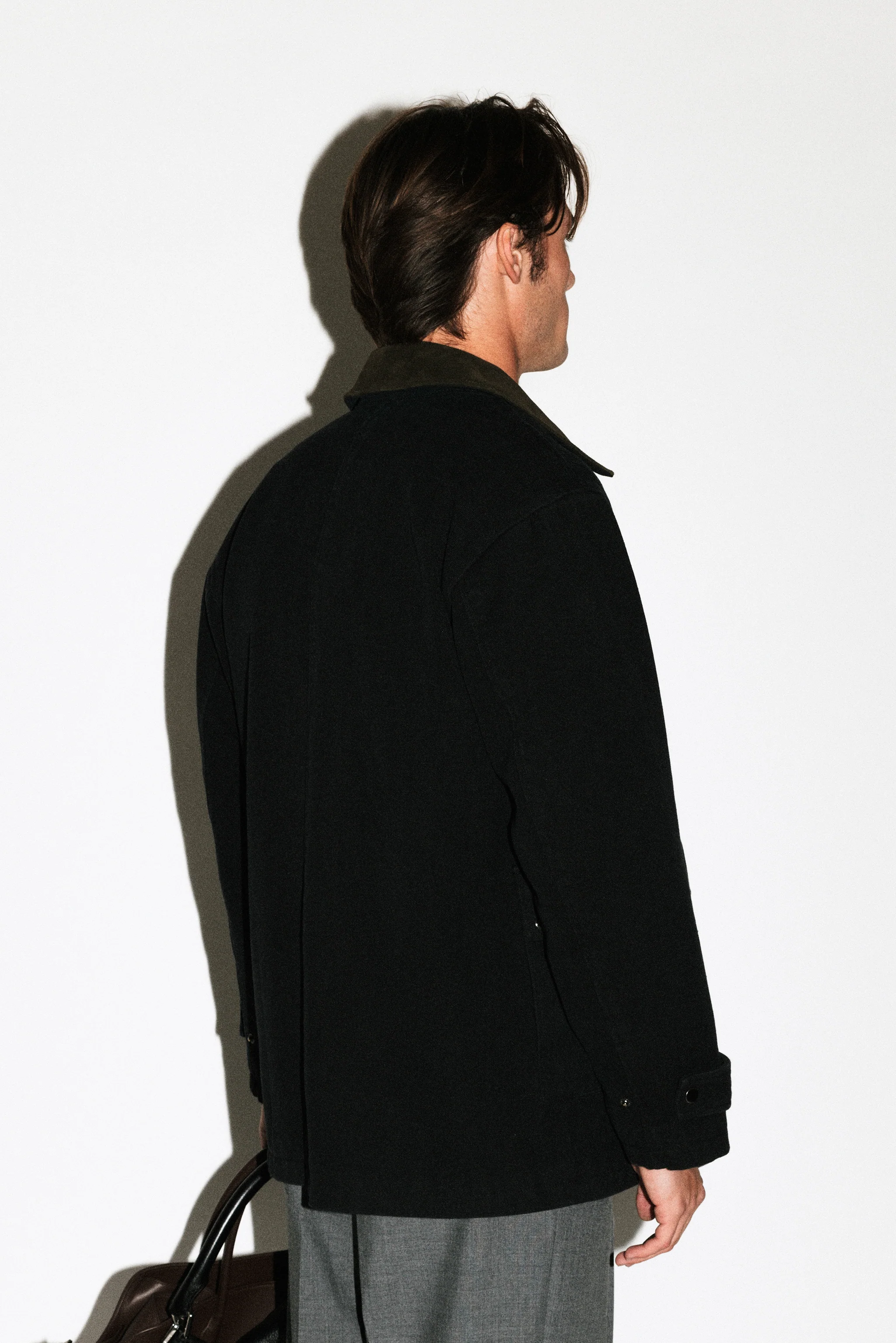 Brentwood Suede Collar Barn Jacket - Image 3