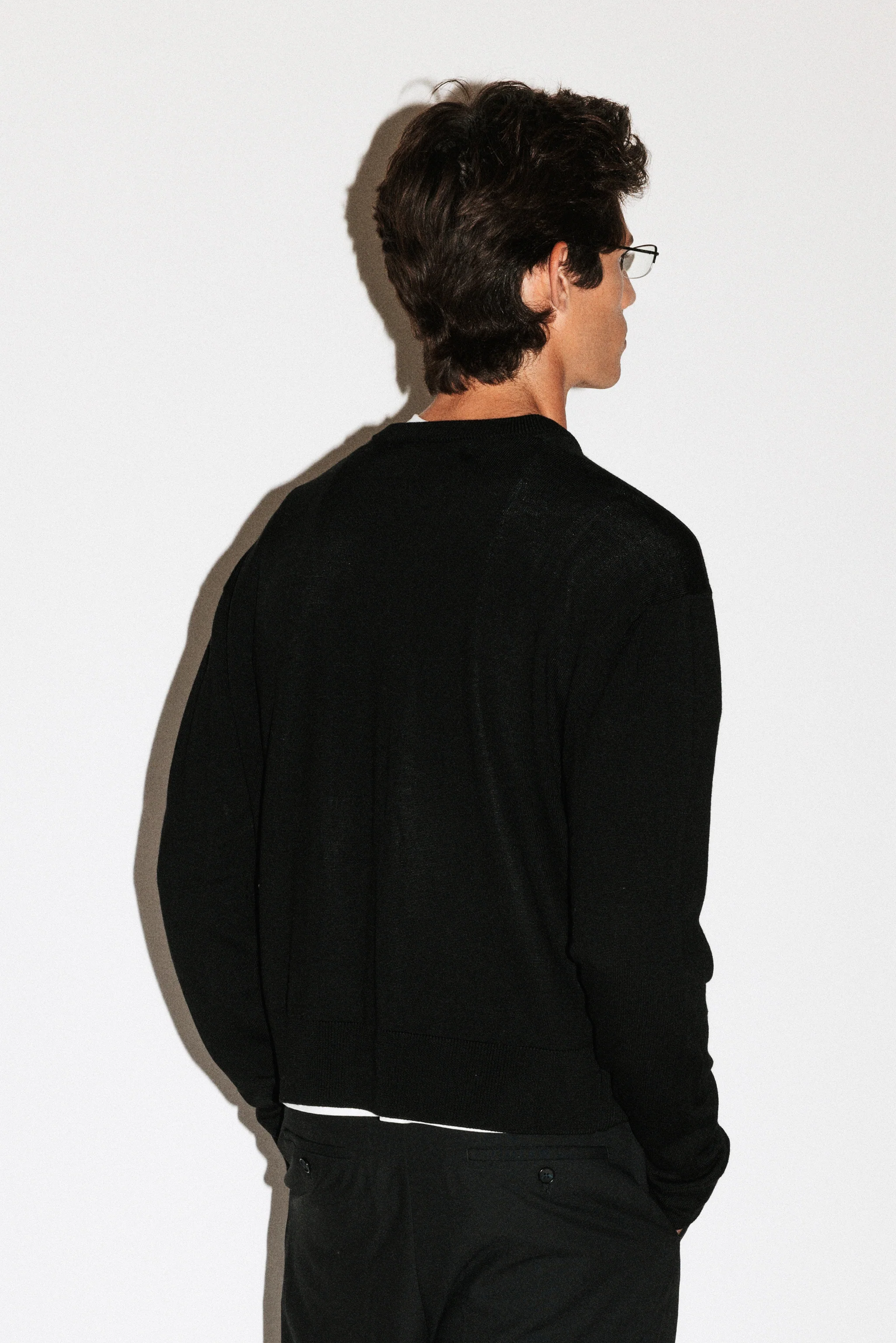 Clinton Low V-Neck Merino Sweater - Image 3