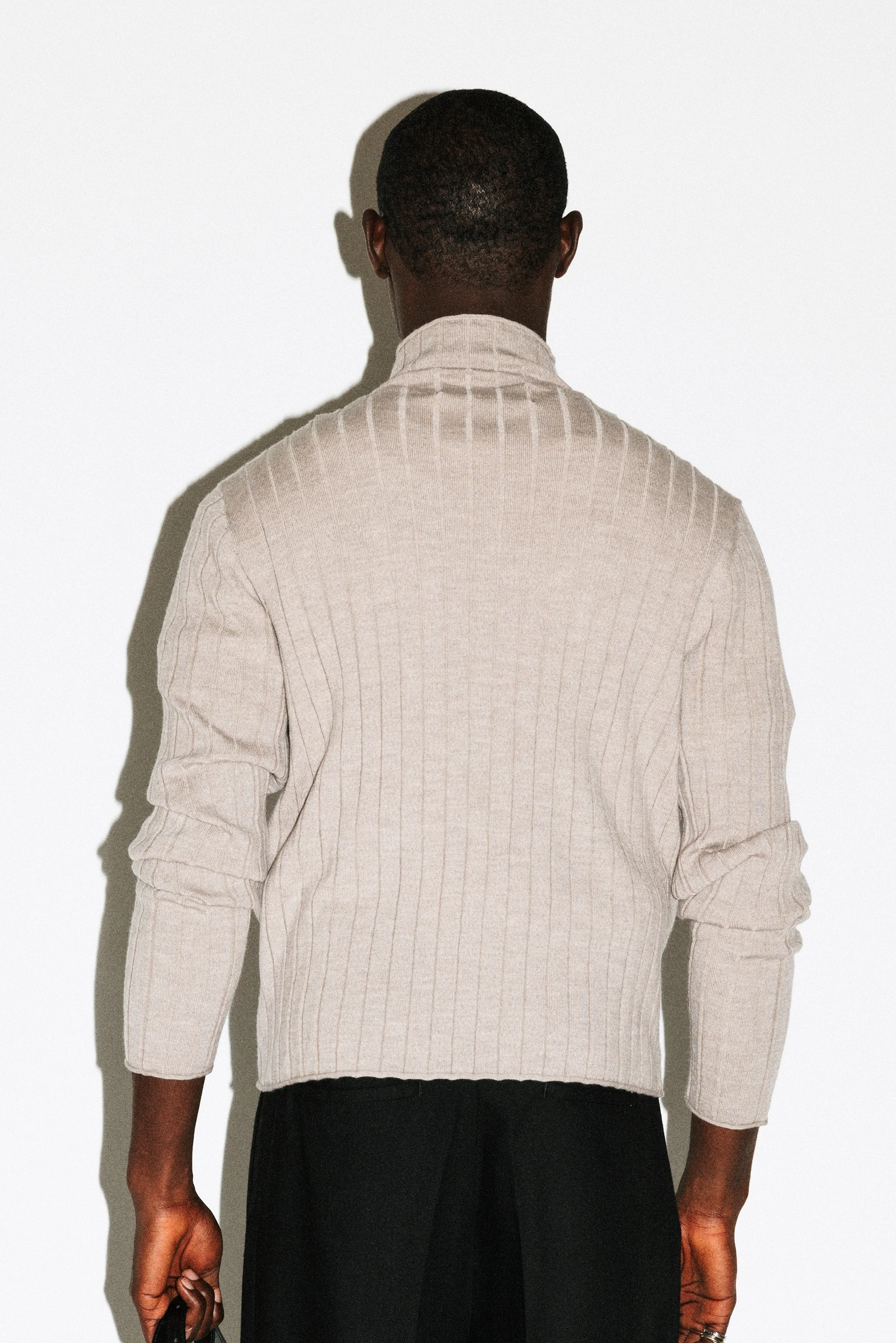 Dayton Slim Ribbed Wool Mockneck - Image 8