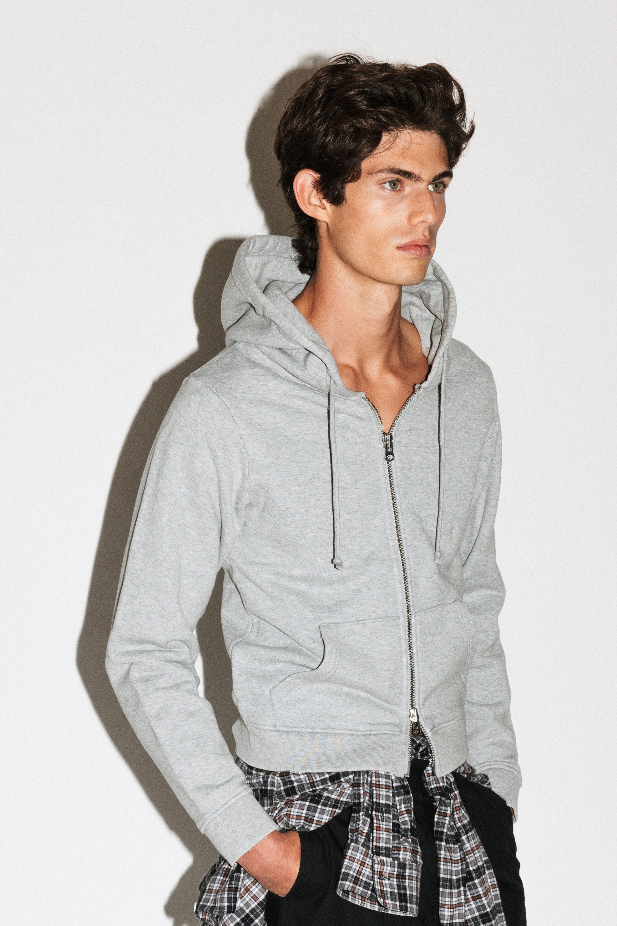 Douglas Shrunken Zip Hoodie - Image 6