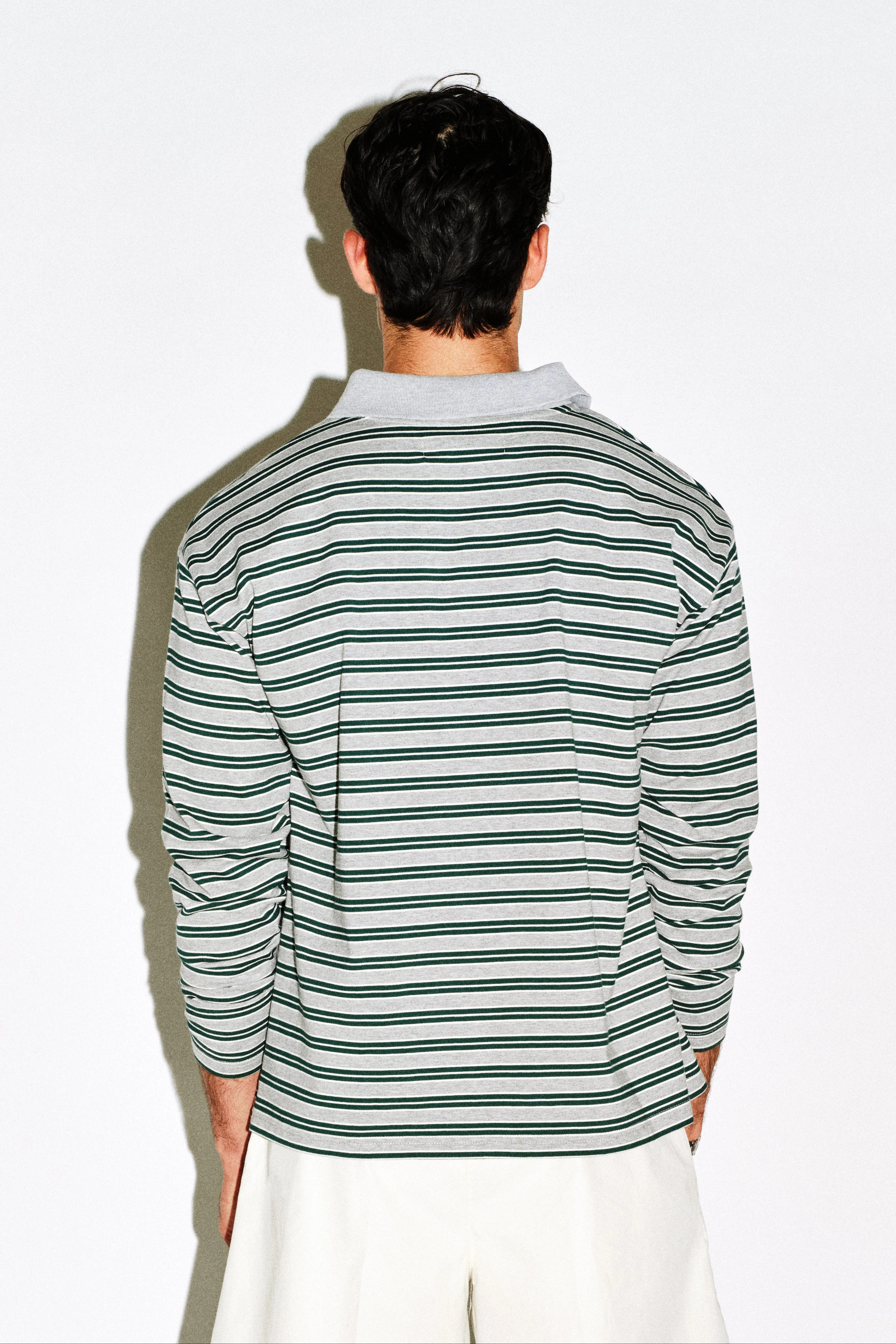 Elwyn Oversized Long Sleeve Polo - Image 13