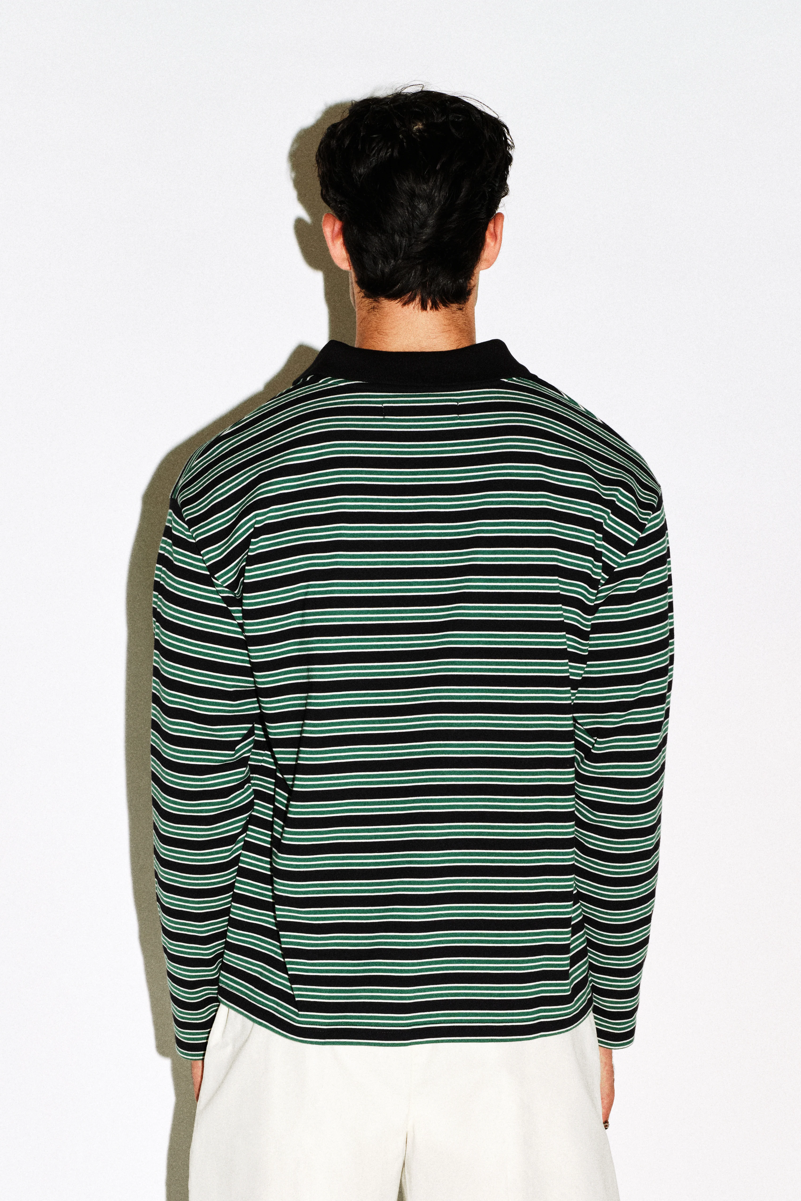 Elwyn Oversized Long Sleeve Polo - Image 4
