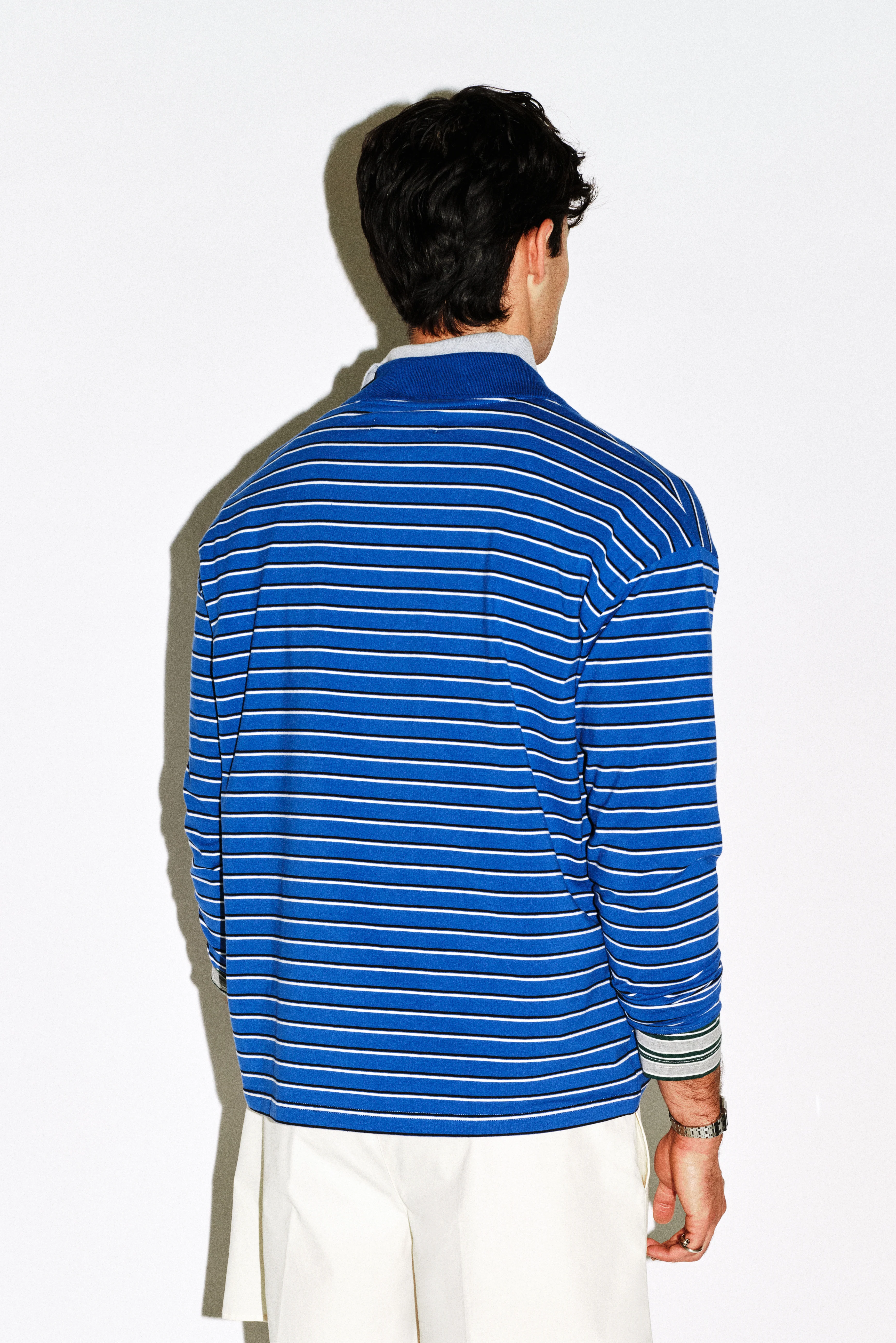 Elwyn Oversized Long Sleeve Polo - Image 8