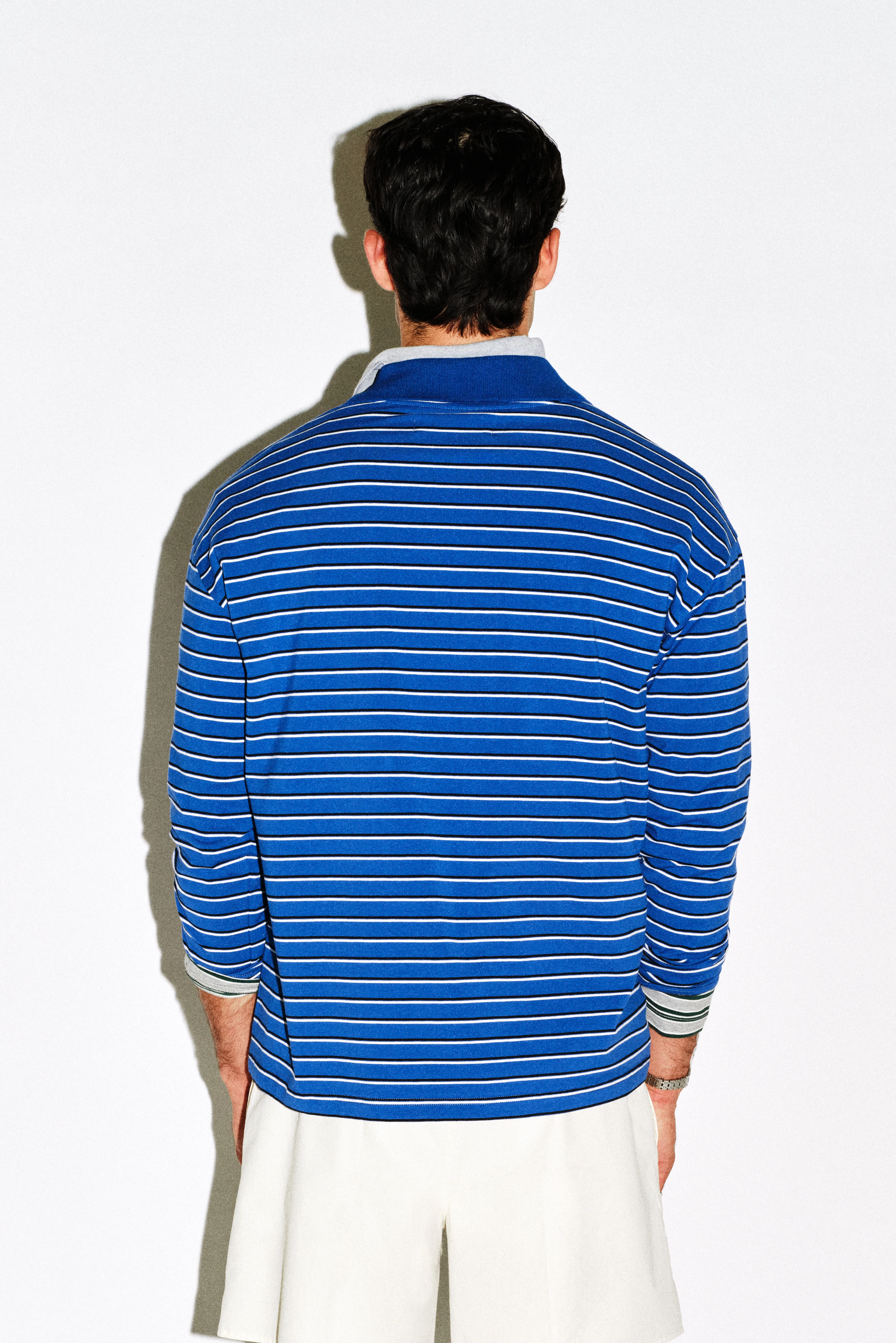 Elwyn Oversized Long Sleeve Polo - Image 9