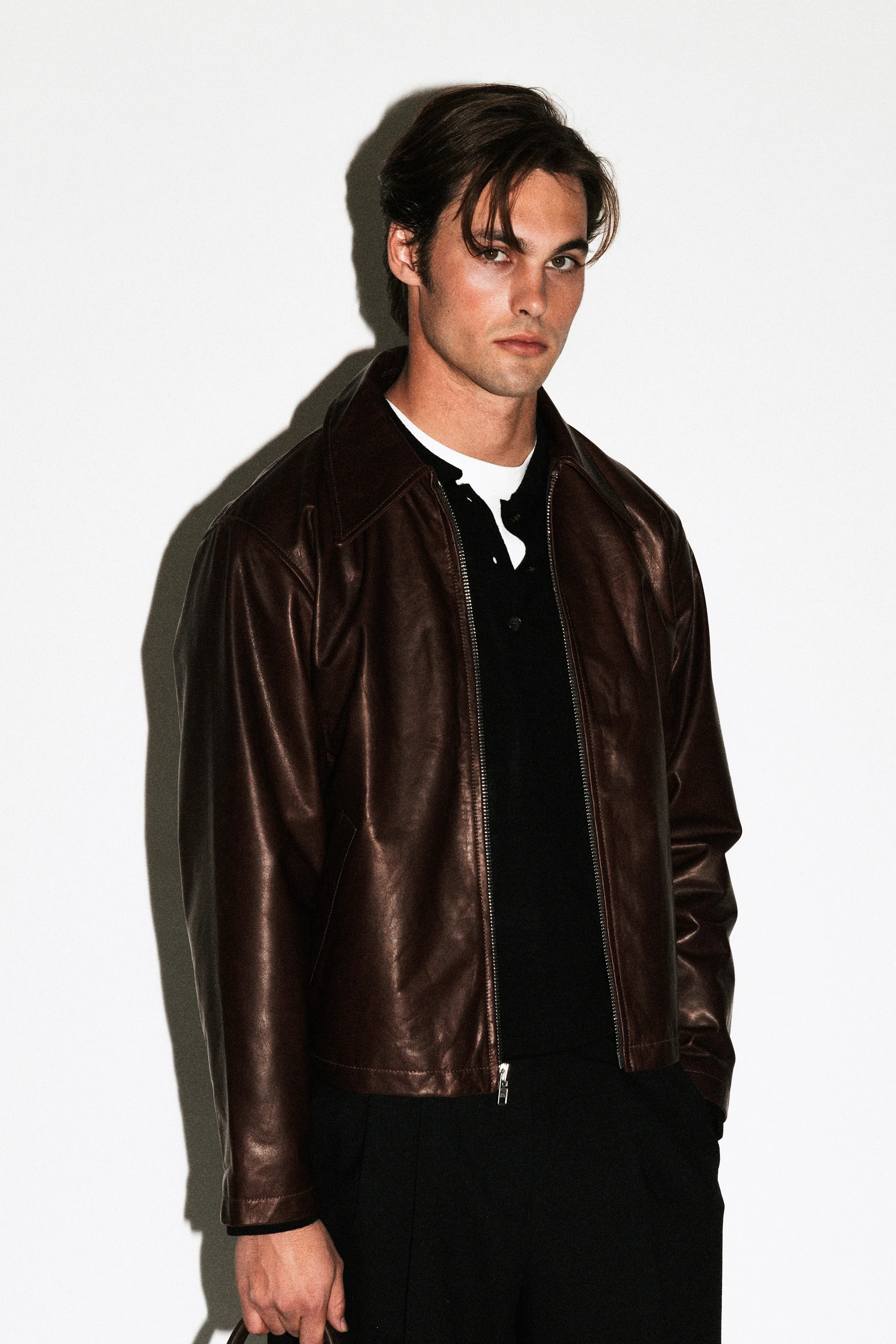 Fairfax Leather Blouson - Image 10