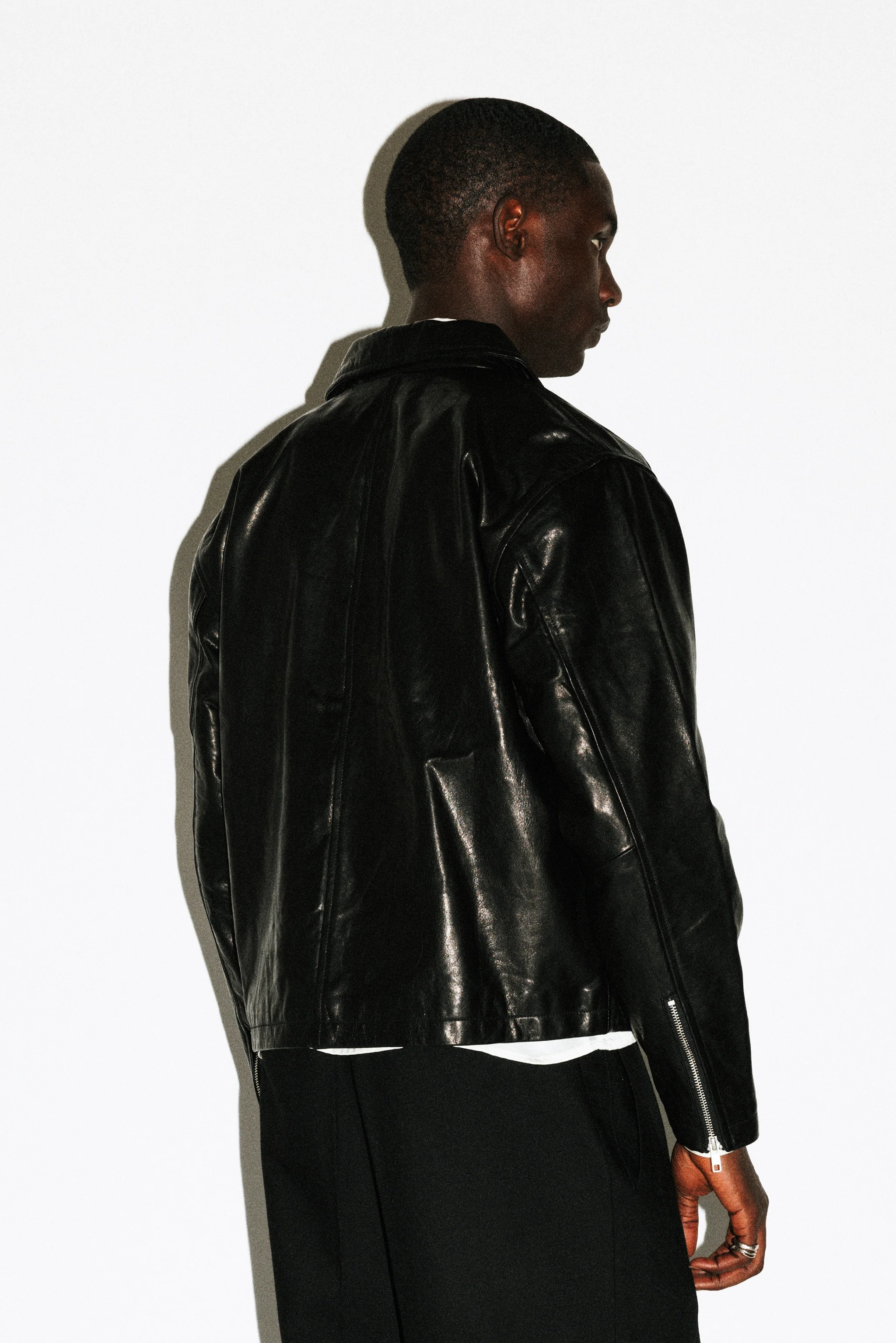 Fairfax Leather Blouson - Image 3