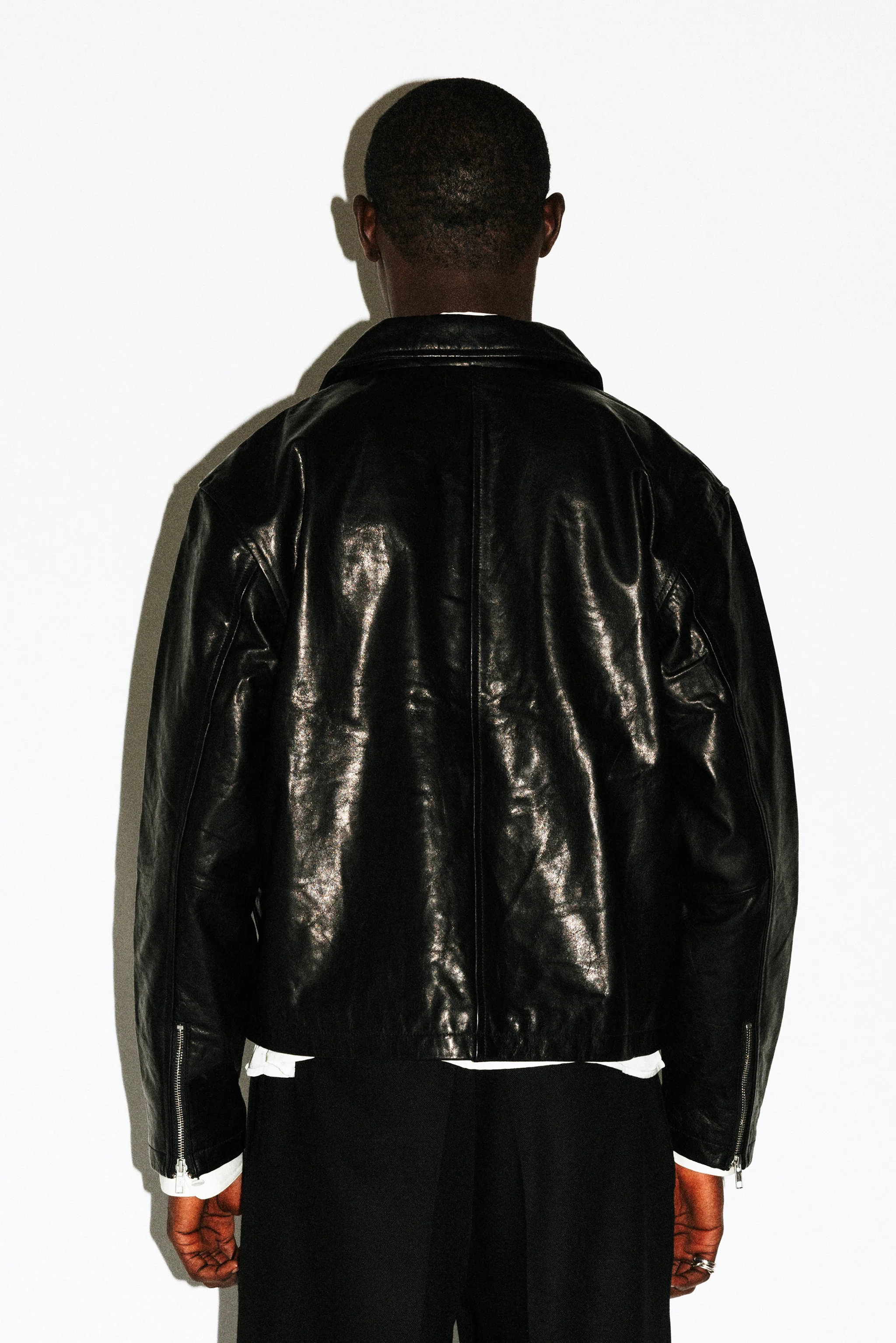 Fairfax Leather Blouson - Image 4