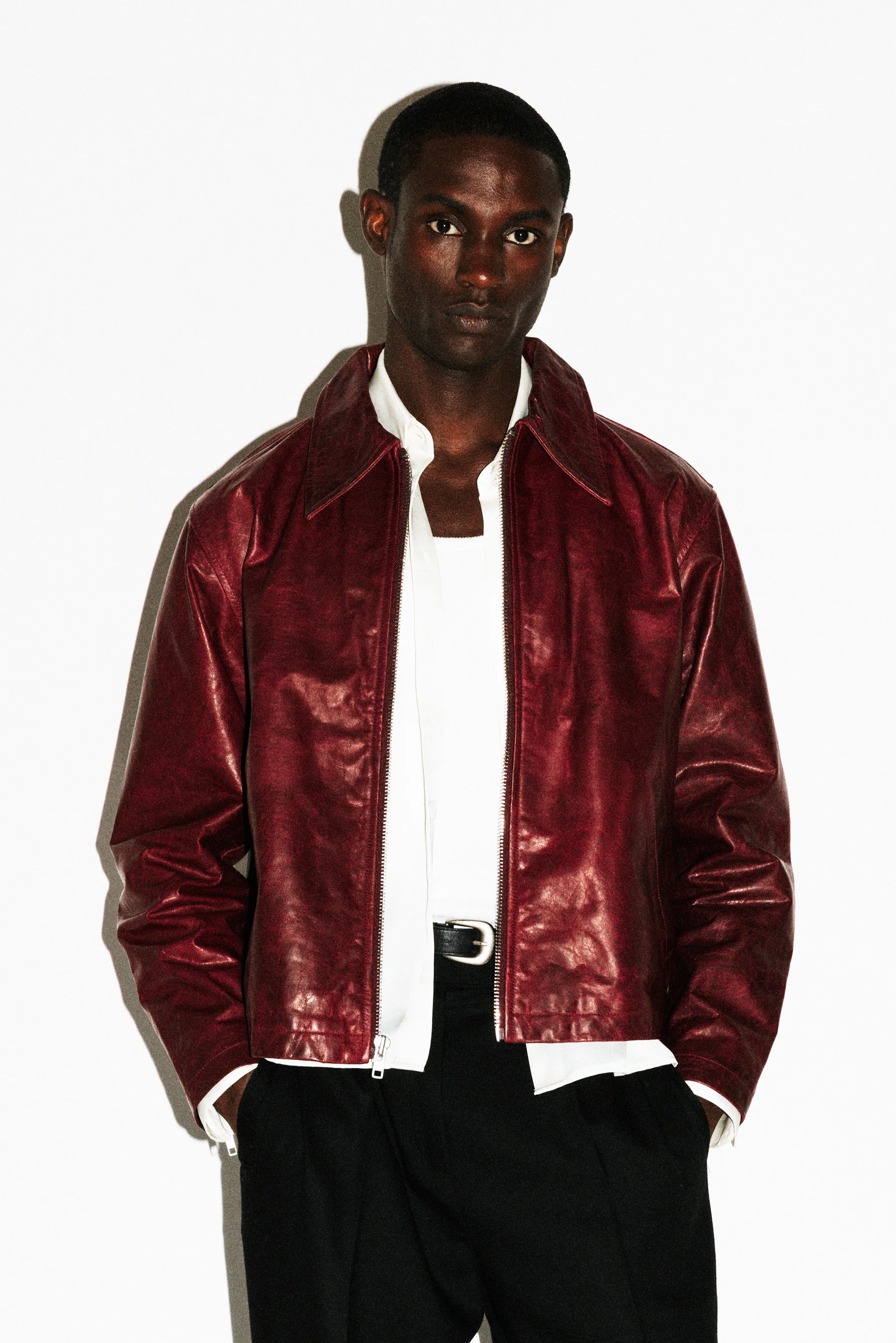 Fairfax Leather Blouson - Image 5