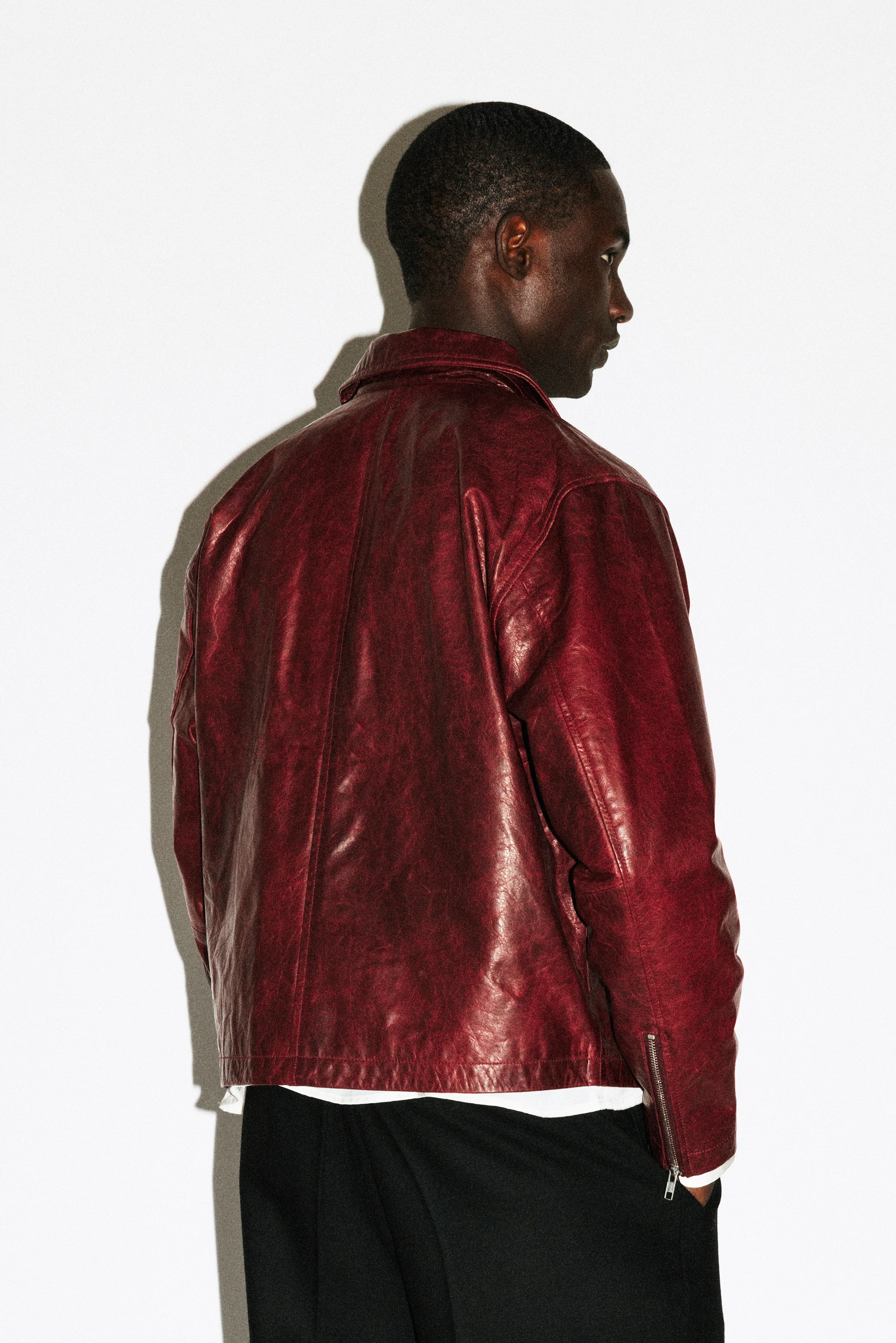 Fairfax Leather Blouson - Image 7