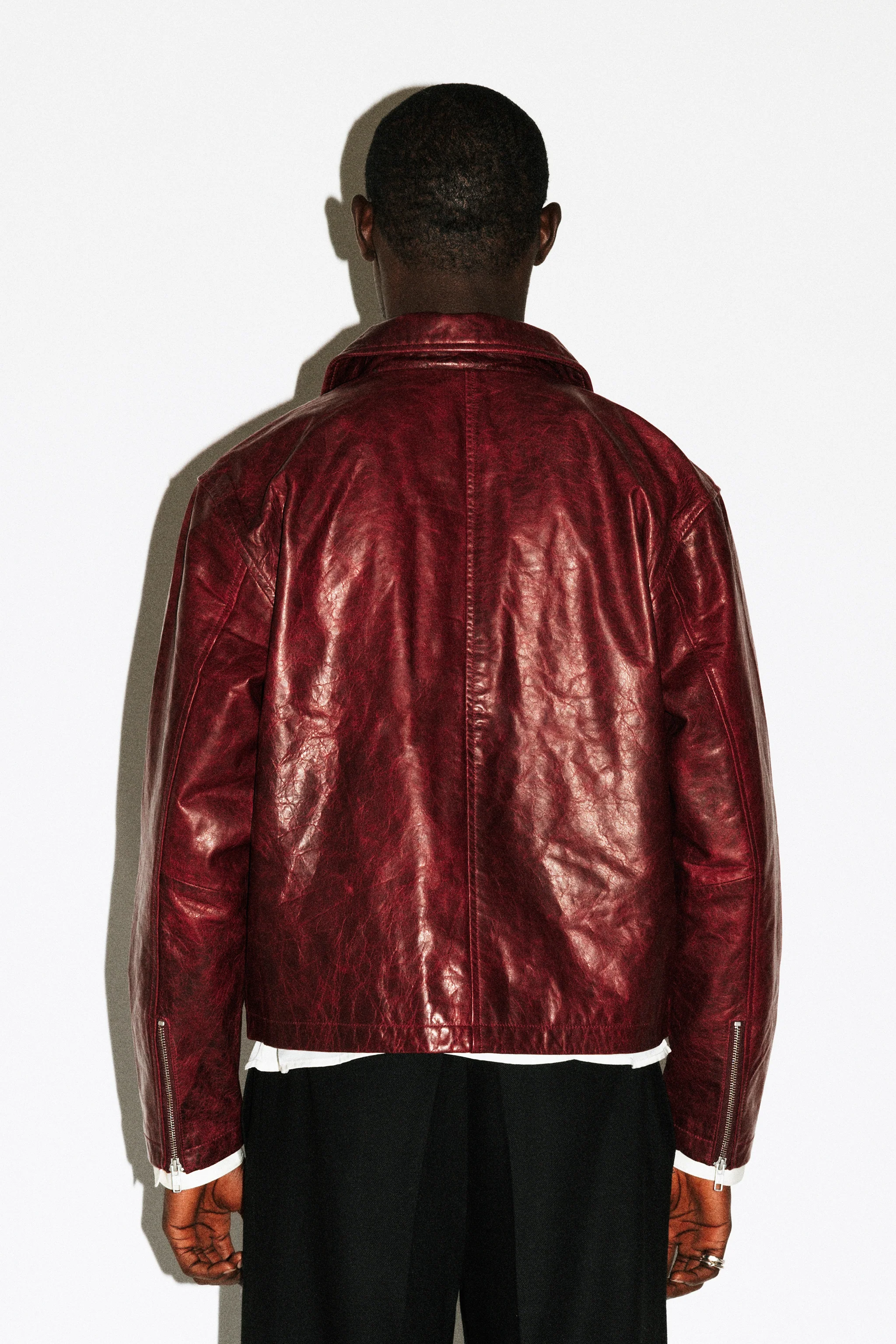 Fairfax Leather Blouson - Image 8