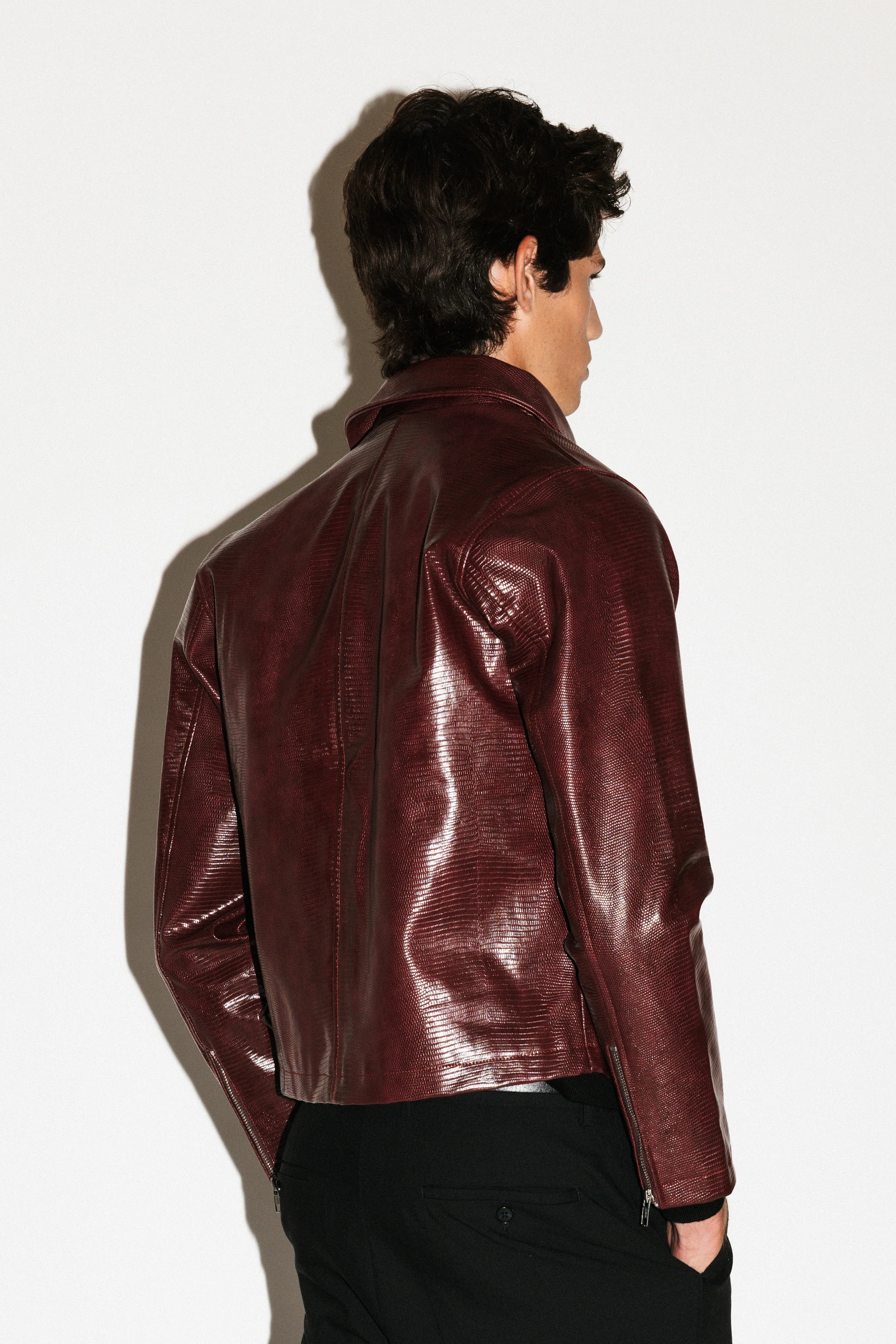 Fairfax Slim Lizard Blouson - Image 3
