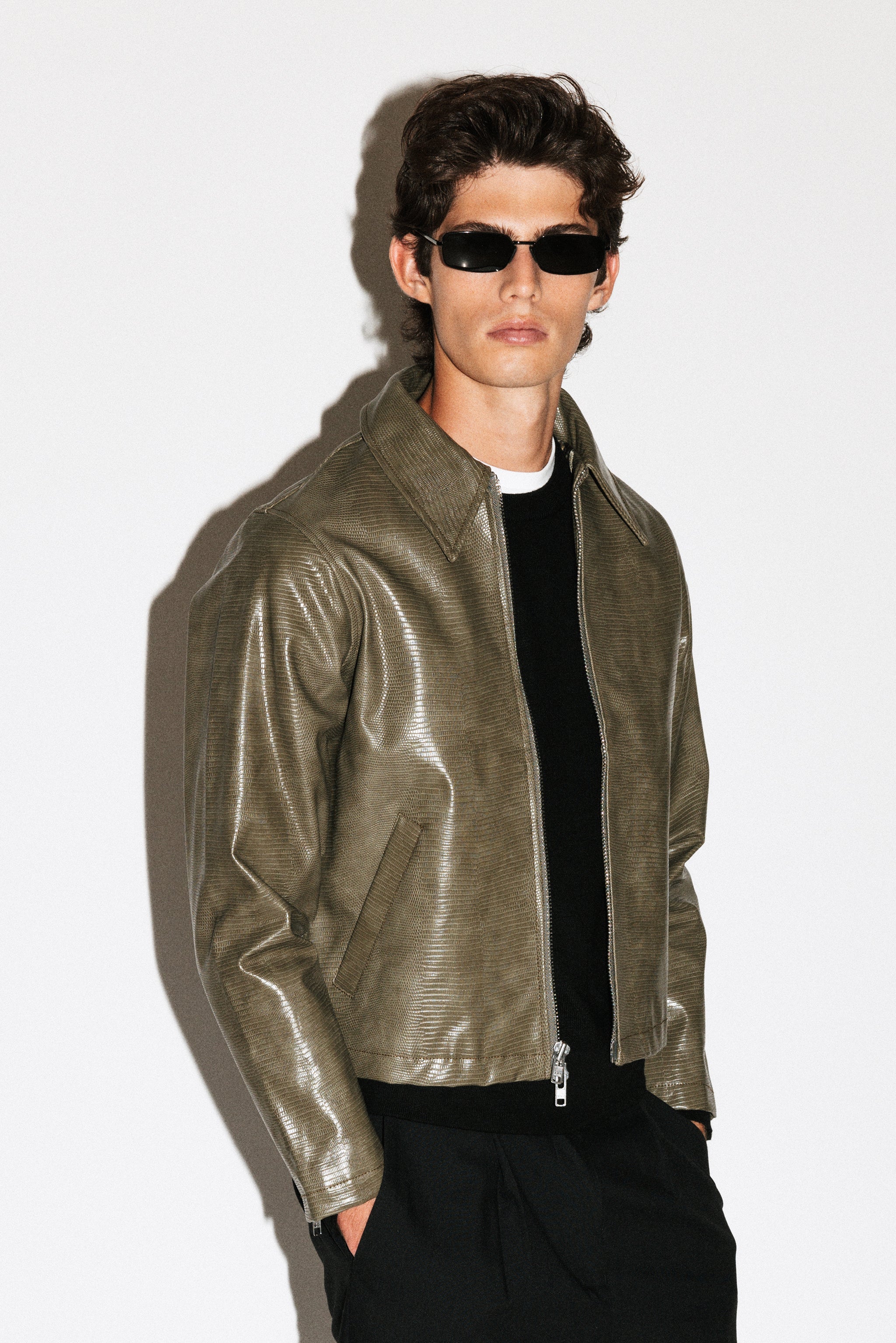 Fairfax Slim Lizard Blouson - Image 7
