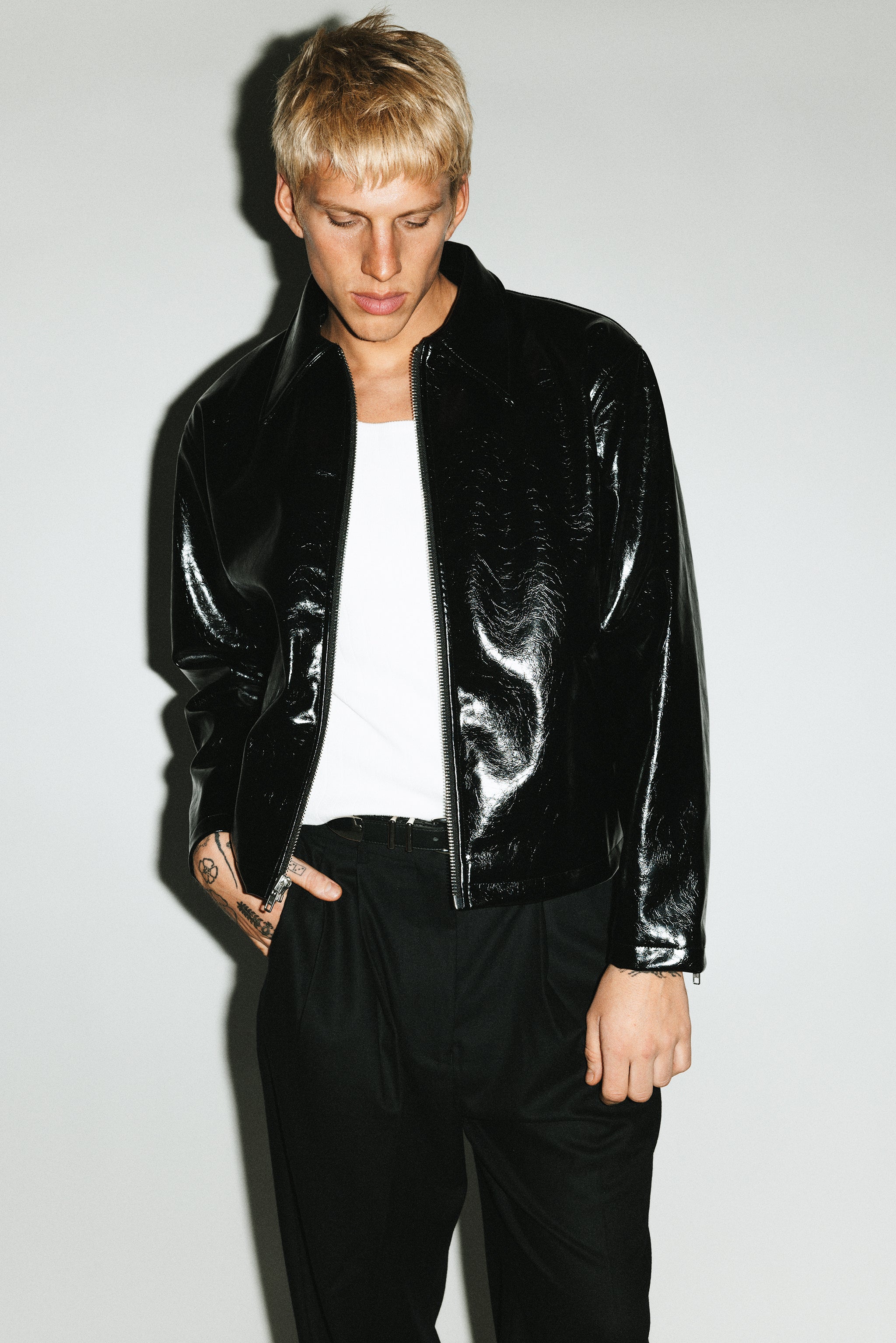 Fairfax Vinyl Blouson - Image 3