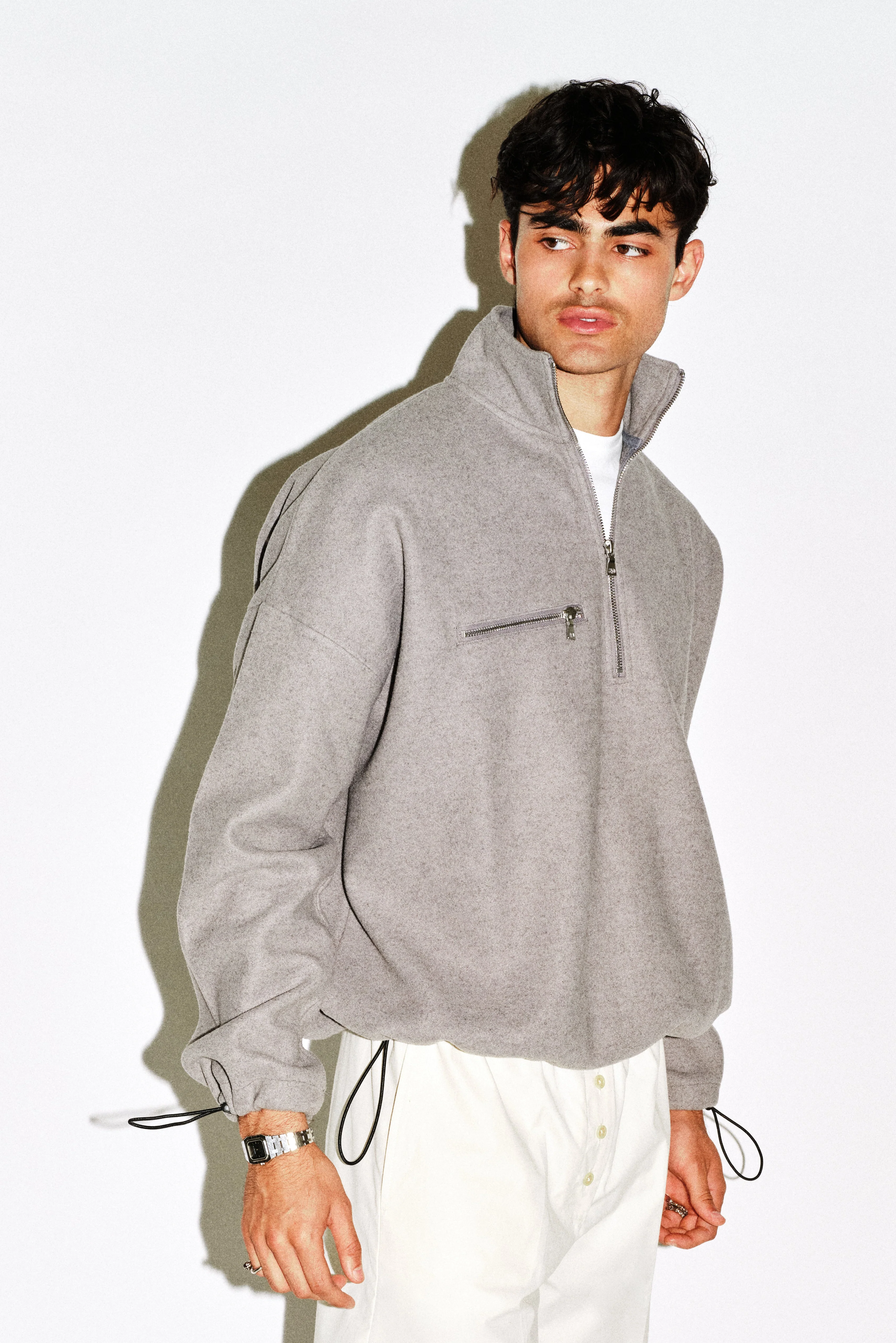 Graham Oversized Fleece Half Zip - Image 10