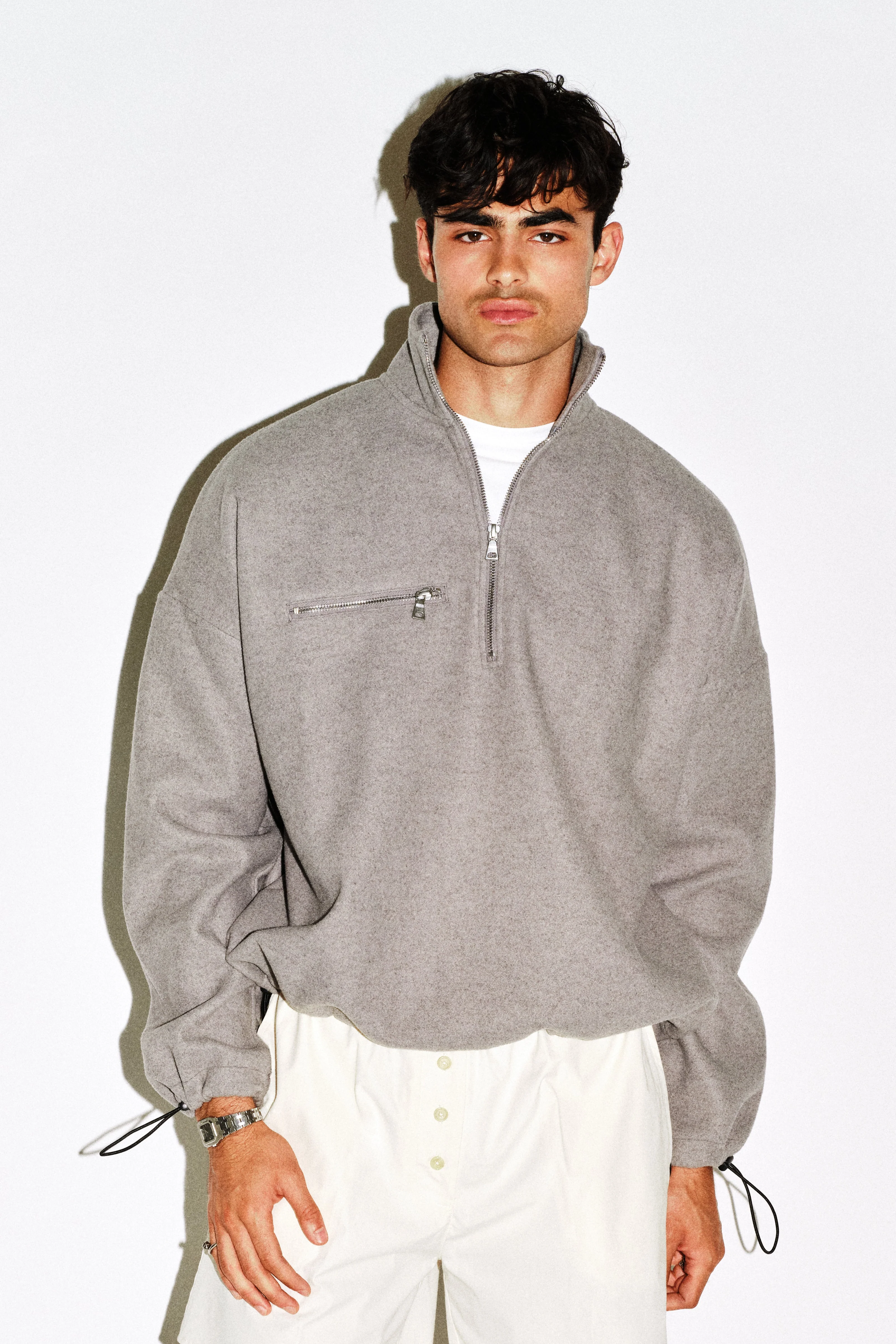 Graham Oversized Fleece Half Zip - Image 9