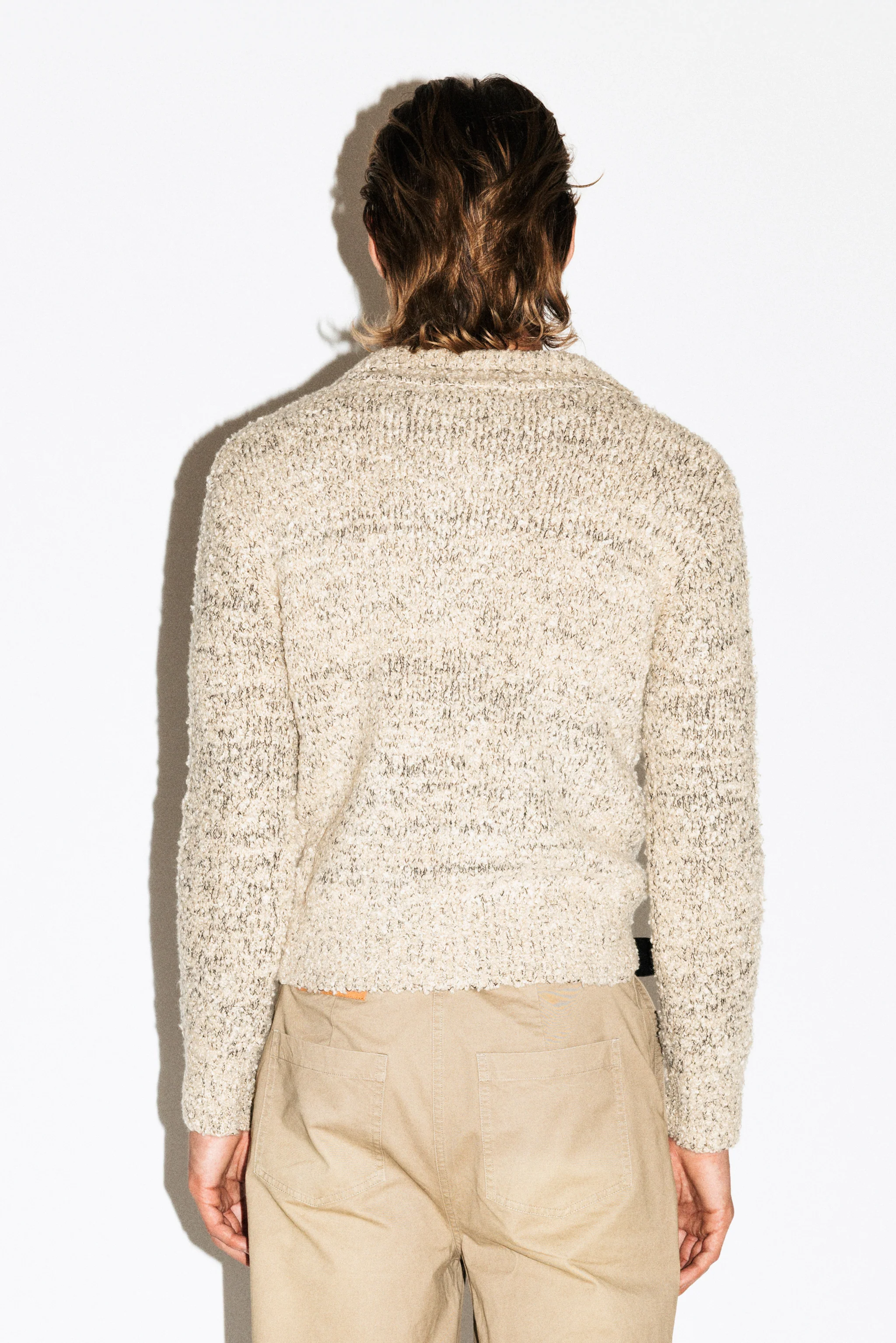 Hoover Textural Slim Zip Cardigan - Image 16