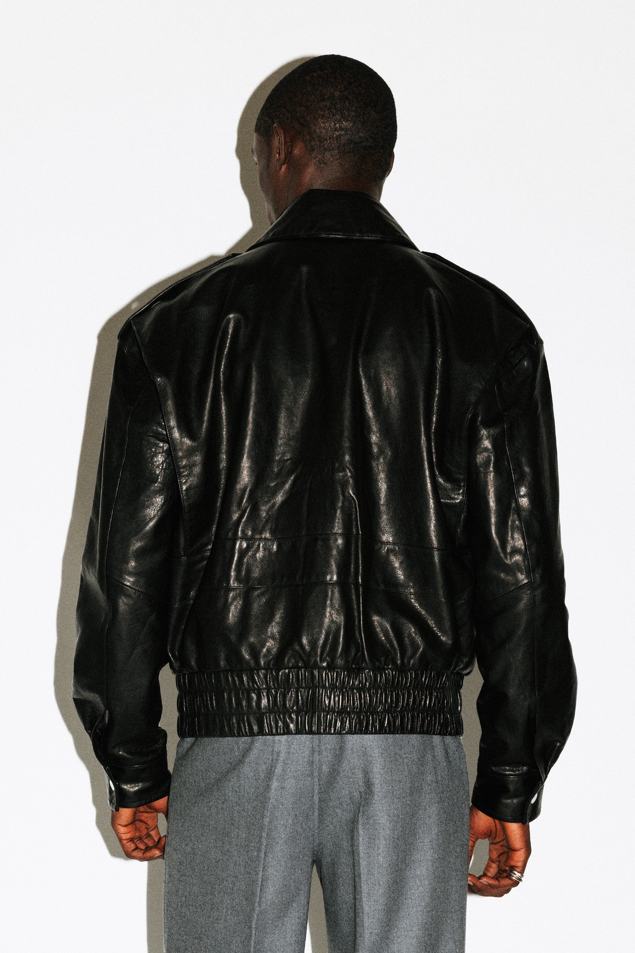 Hyperion Leather Flight Jacket - Image 5