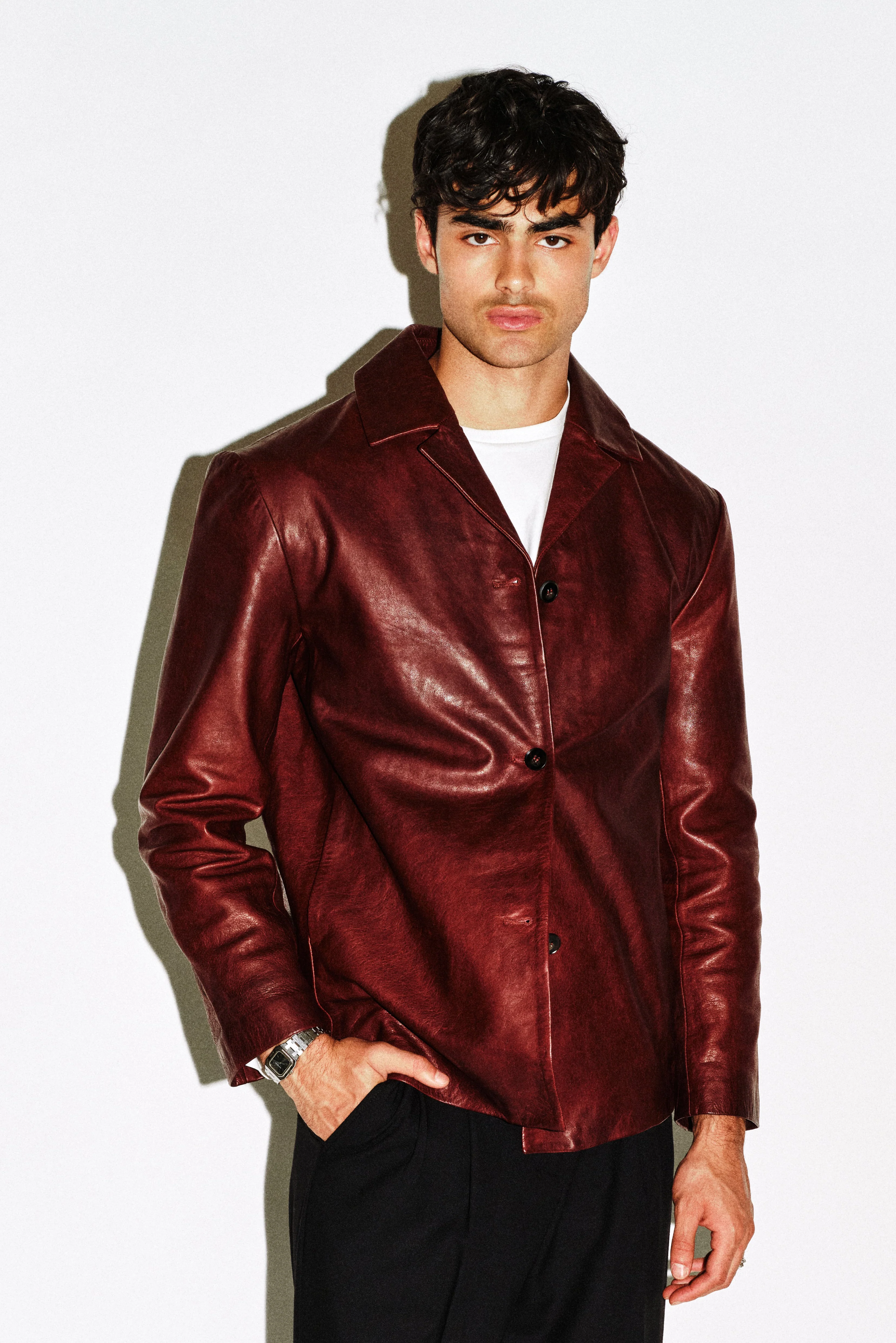 Marta Leather Blazer - Image 6