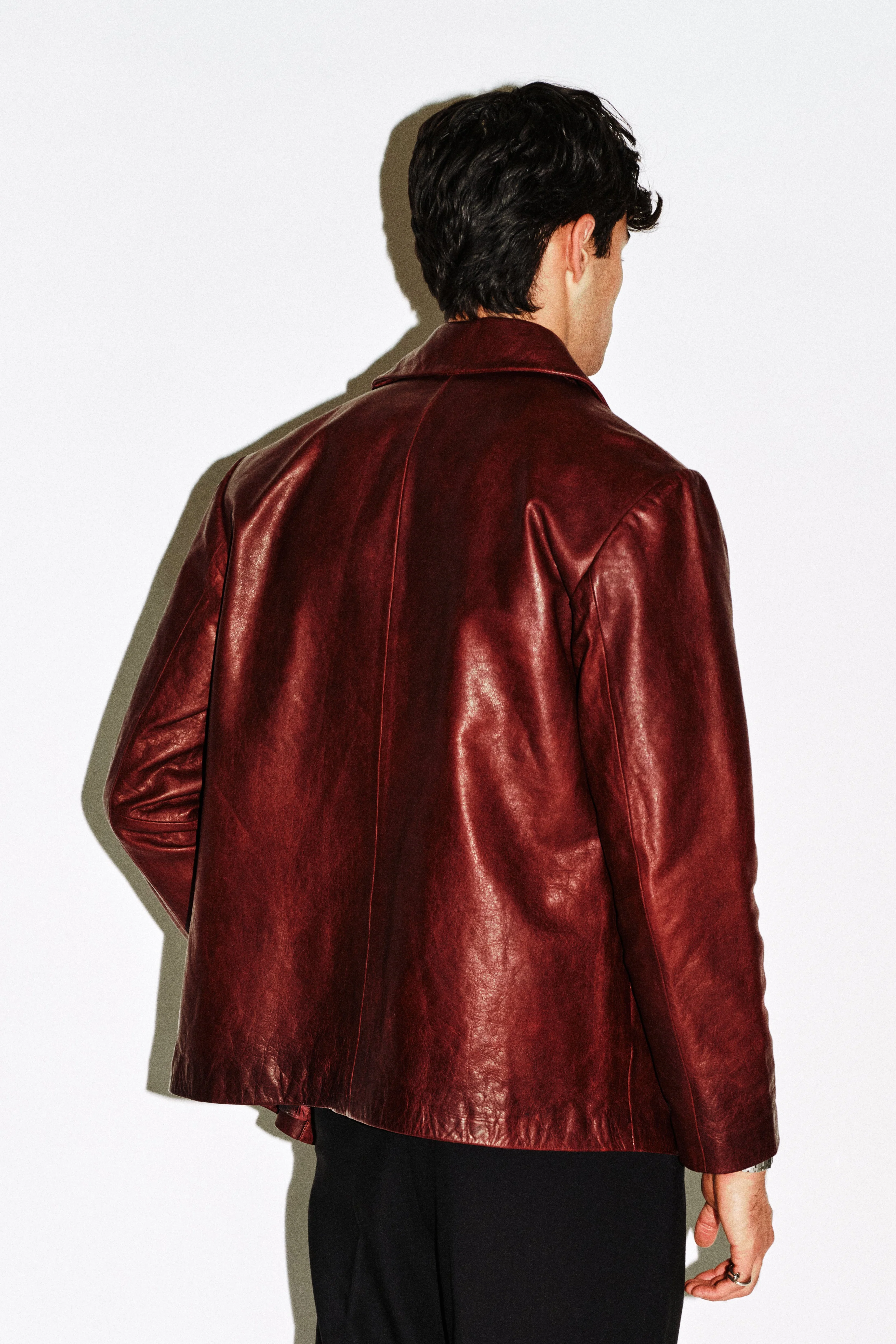 Marta Leather Blazer - Image 8