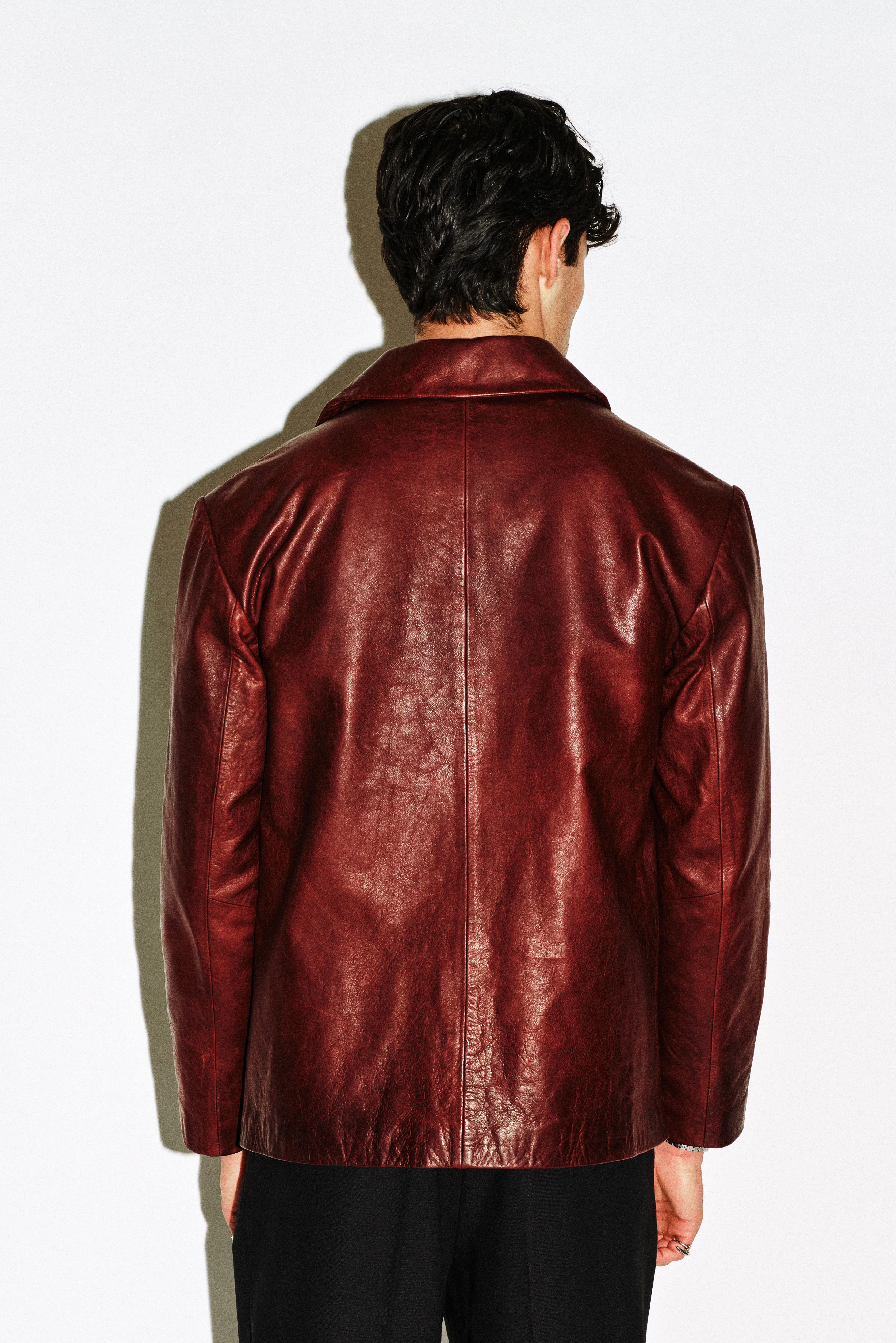 Marta Leather Blazer - Image 9