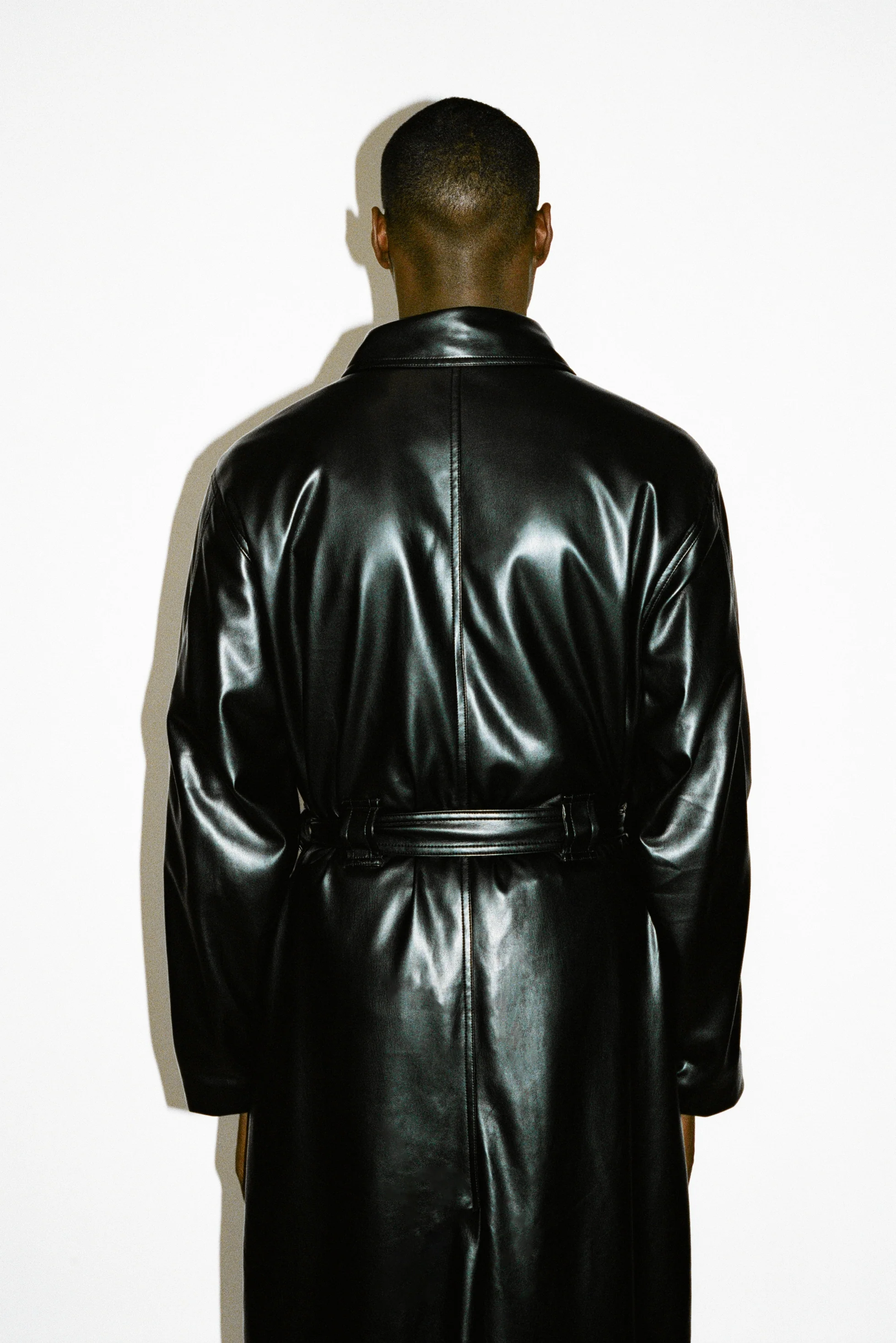 Palladium Vegan Leather Trench | Black - Image 4
