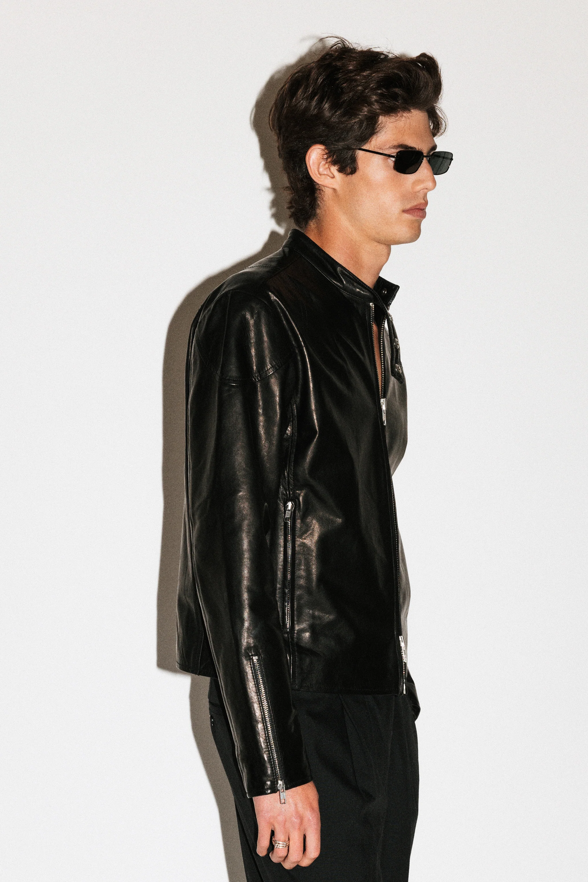 Peterson Leather Racer Jacket - Image 4