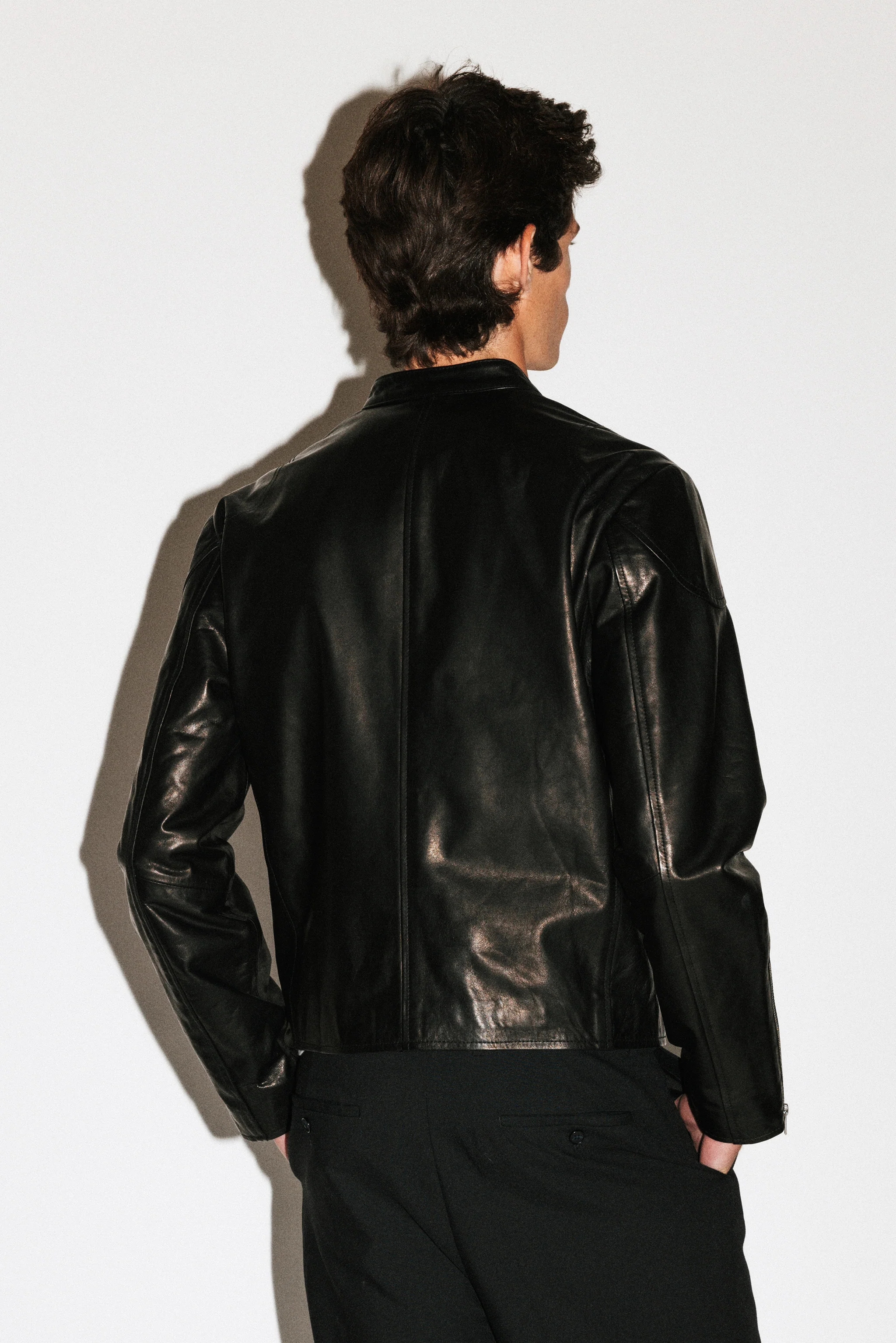 Peterson Leather Racer Jacket - Image 5