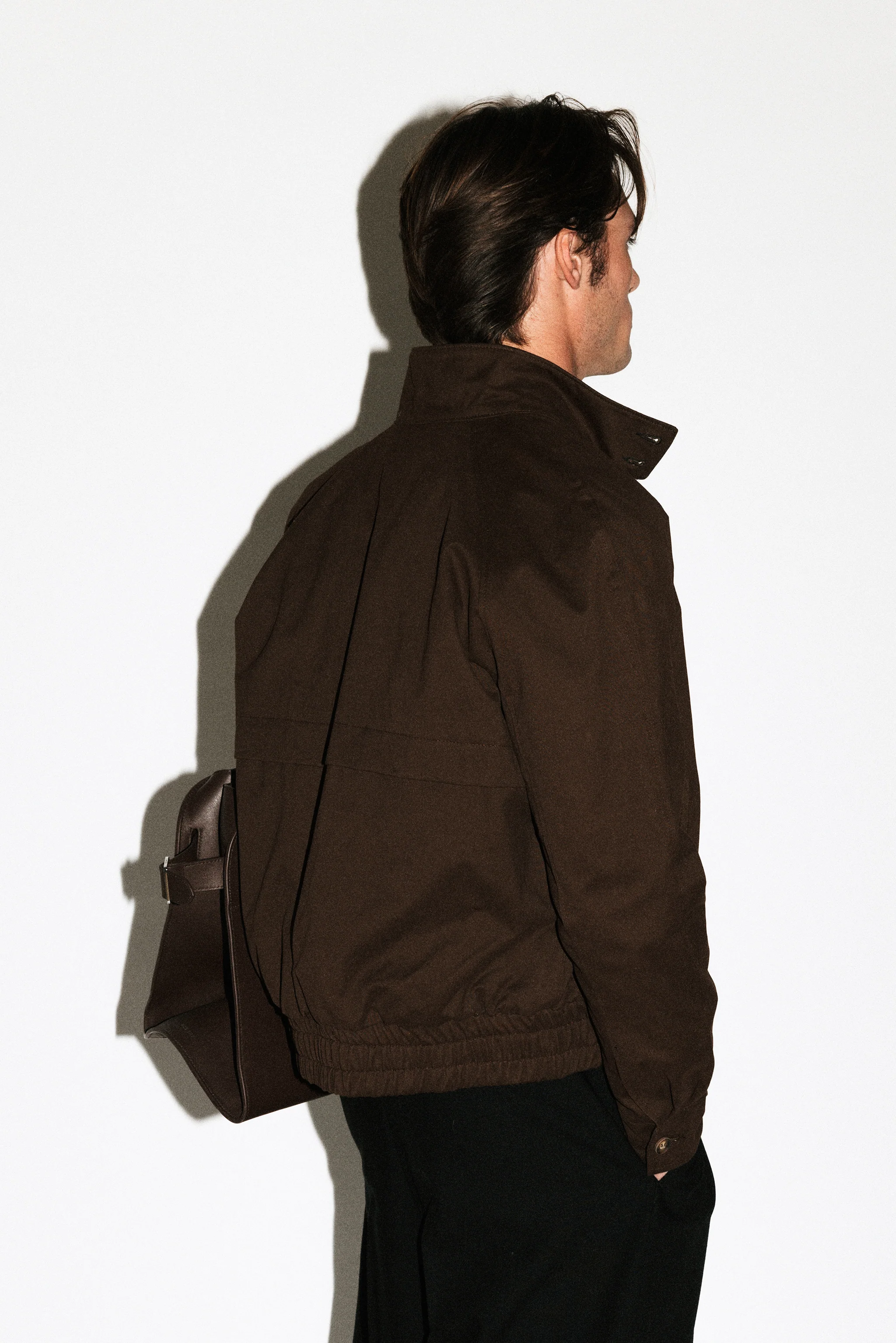 Terrace Suede Collar Harrington Jacket - Image 3