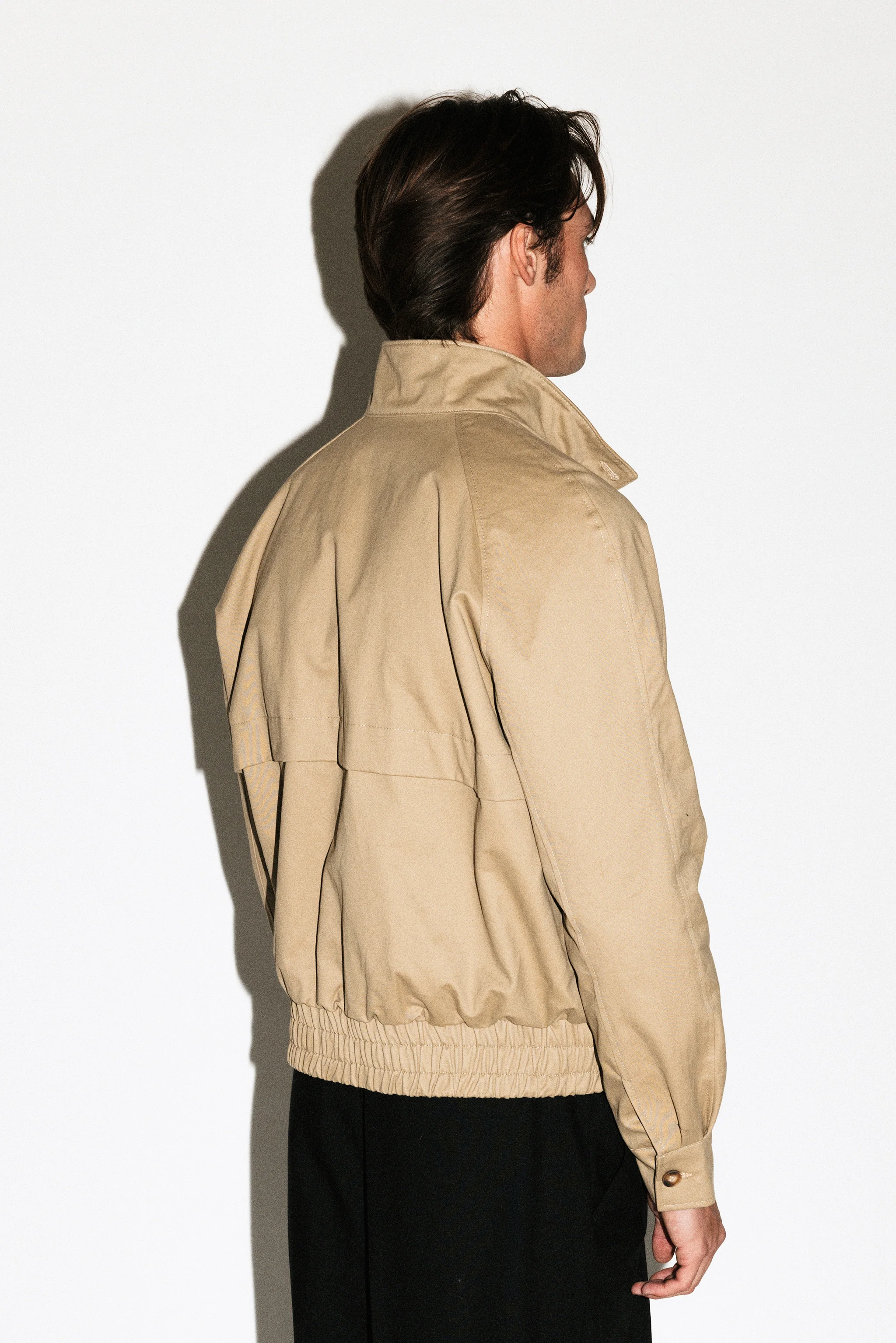 Terrace Suede Collar Harrington Jacket - Image 7