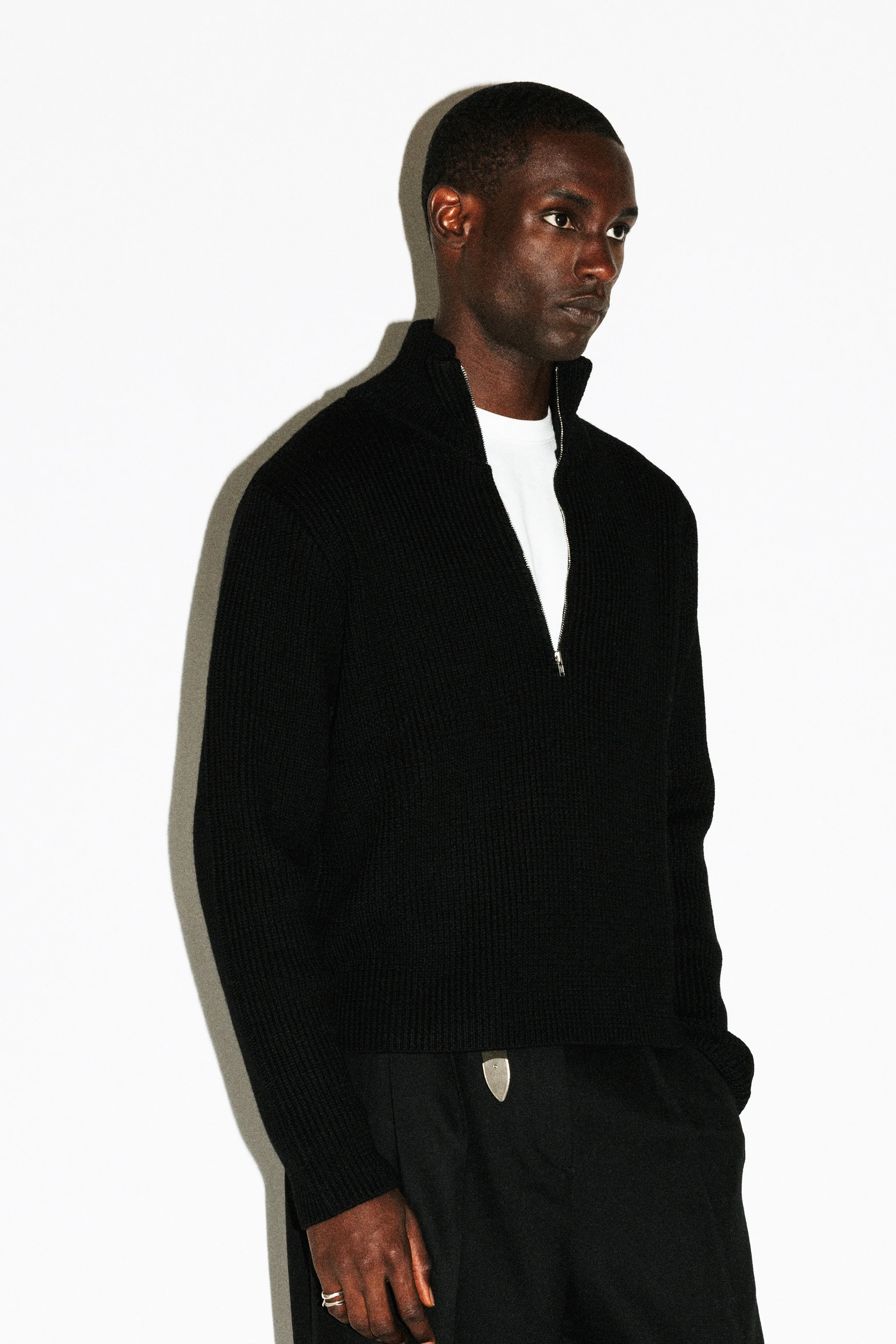 Walden Chunky Half-Zip Wool Sweater - Image 3