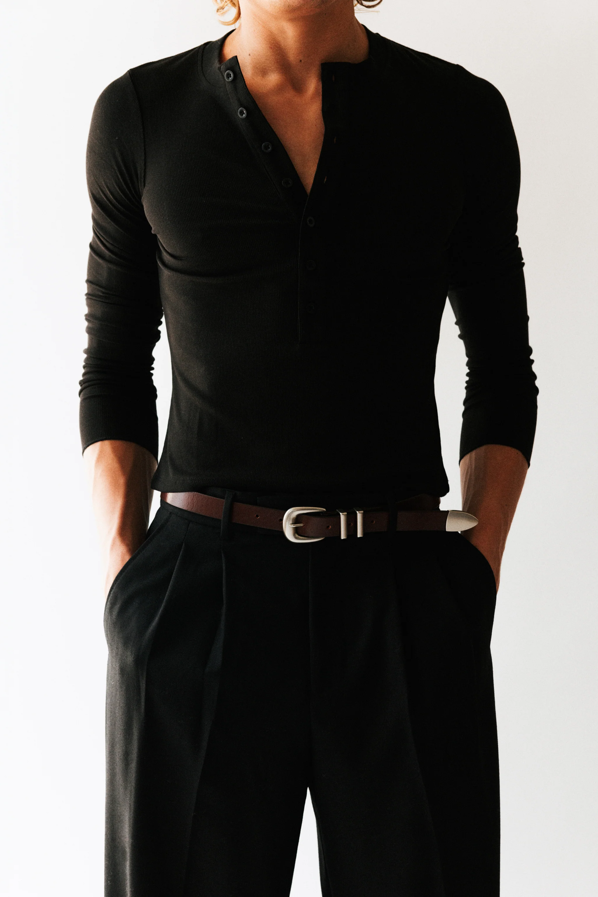 Wilshire Western Leather Belt - Image 7