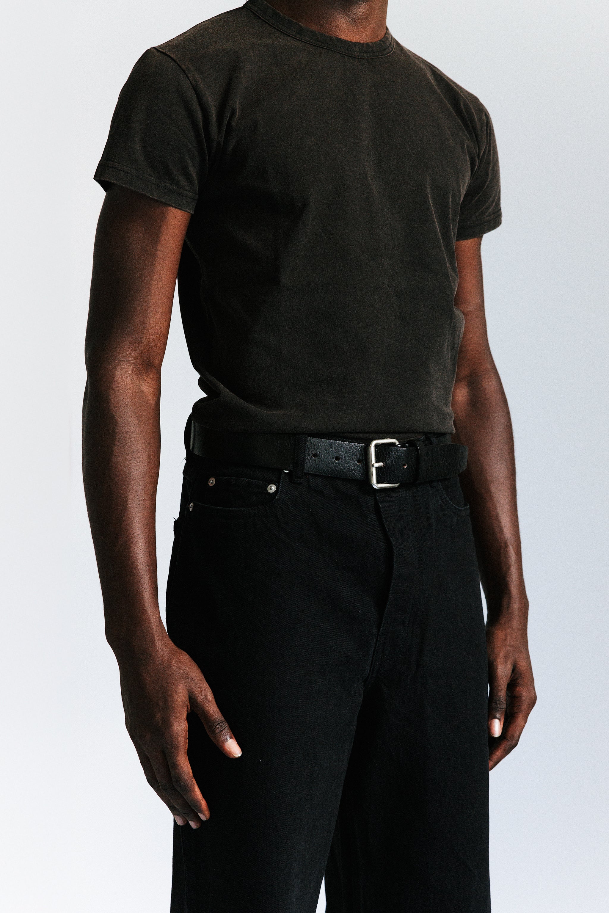 Winona Roller Buckle Leather Belt - Image 3